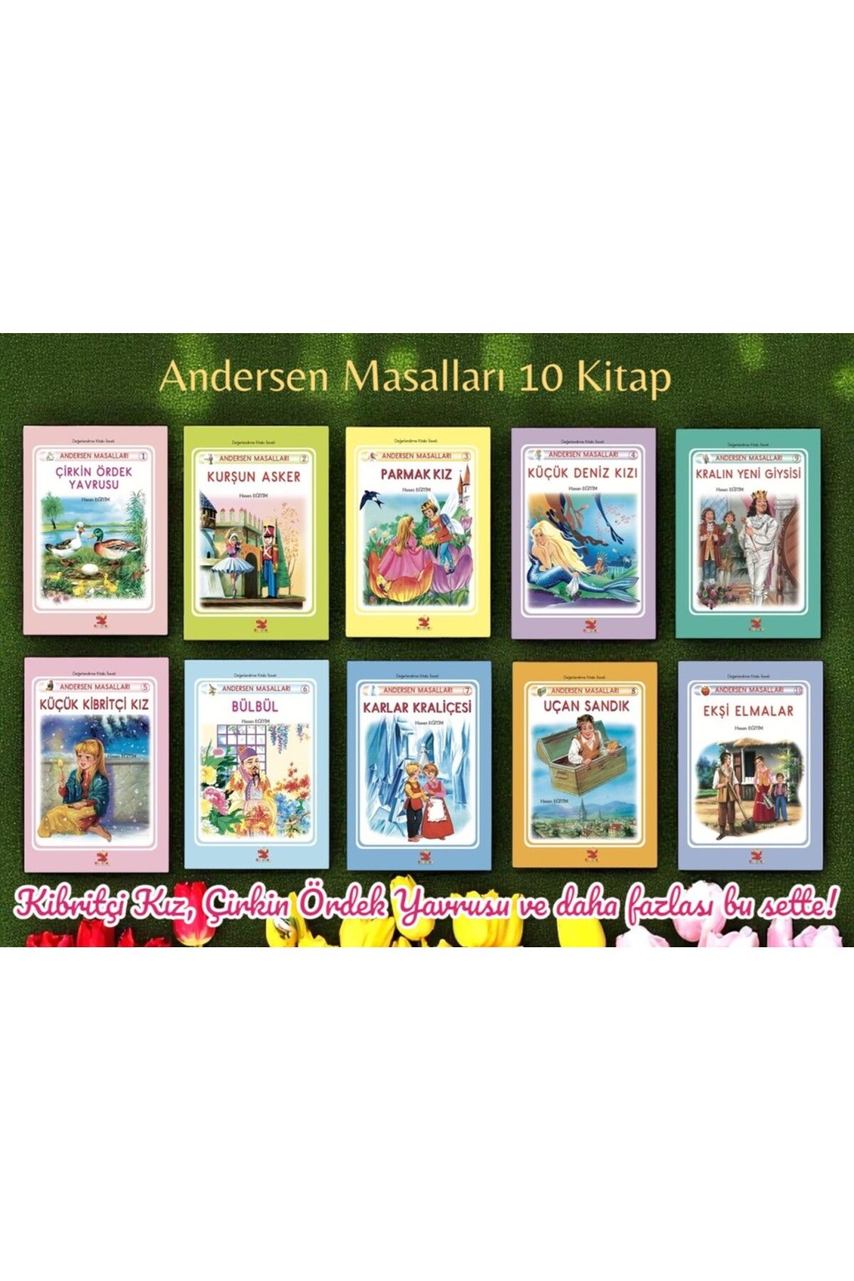 ÖZÜDURU YAYINLARI 1. Sınıf Andersen Masalları 10 Kitap Set