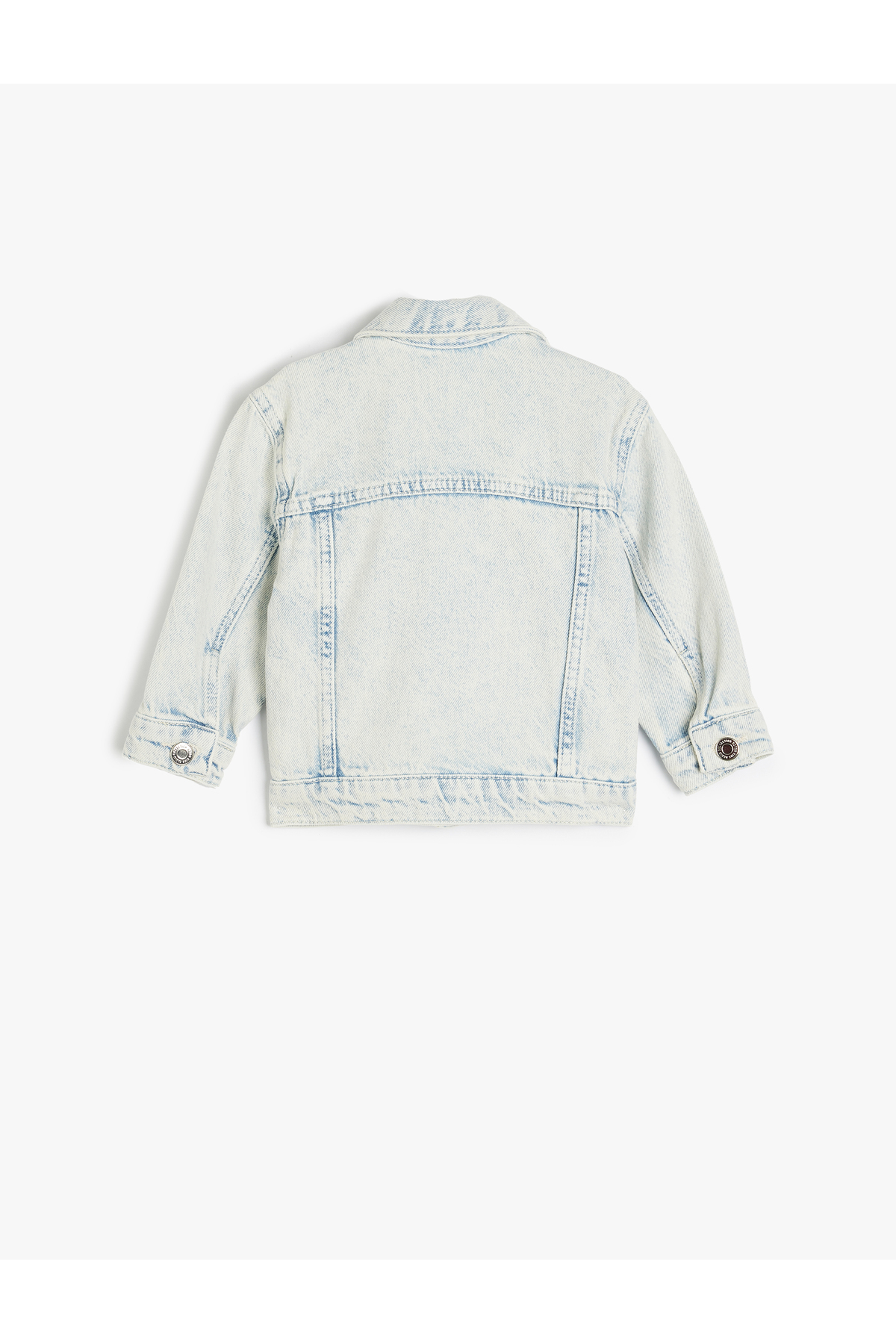 Koton Açık İndigo Kız Bebek Ceket 5SMG20003AD fotoğrafı 2 (önizleme)
