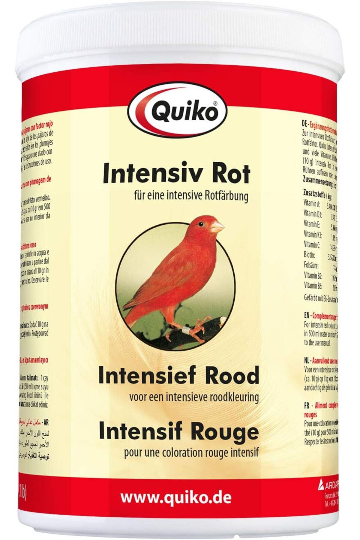 Quiko İntensiv Rot Kırmızı Renk Boyası 500gr