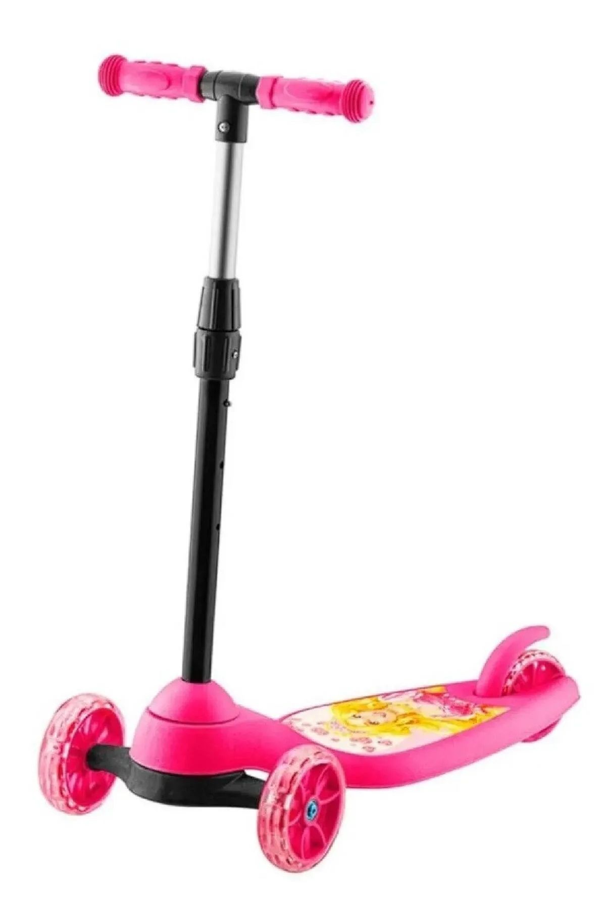 Beren Oyuncak RUNNER SCOOTER IŞIKLI PEMBE KIZ 5+YAŞ-2532