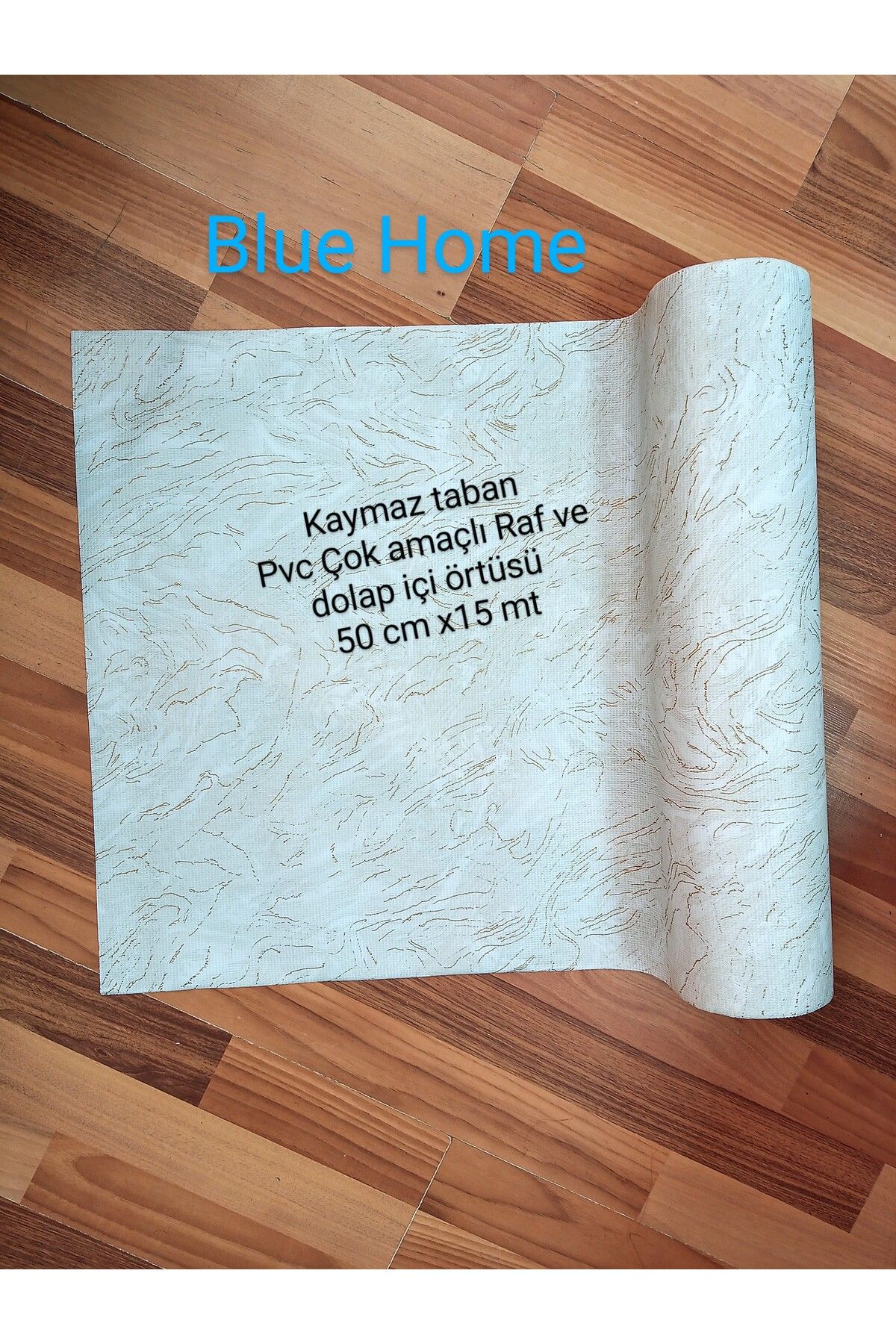 Blue Home ÇOK AMAÇLI KAYMAZ DEKORATİF RAF VE DOLAP İÇİ ÖRTÜSÜ EBAT: 50 cm x 15 mt