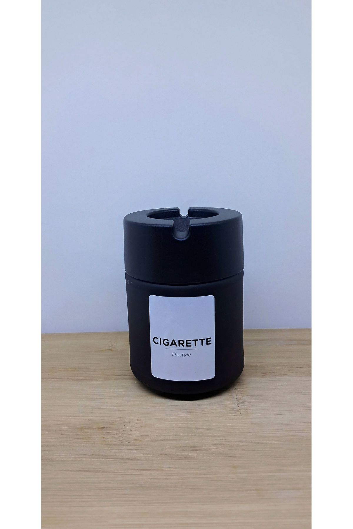 blackleg Cam Hazneli Yanmaz Plastik Kapaklı Kokusuz Küllük Ev Ofis Araba Oto Seyahat 1 Adet