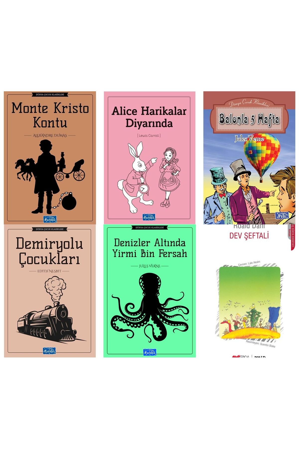 Parıltı Yayınları Dev Şeftali PARILTI YAYINLARI OKUMA SETİ
