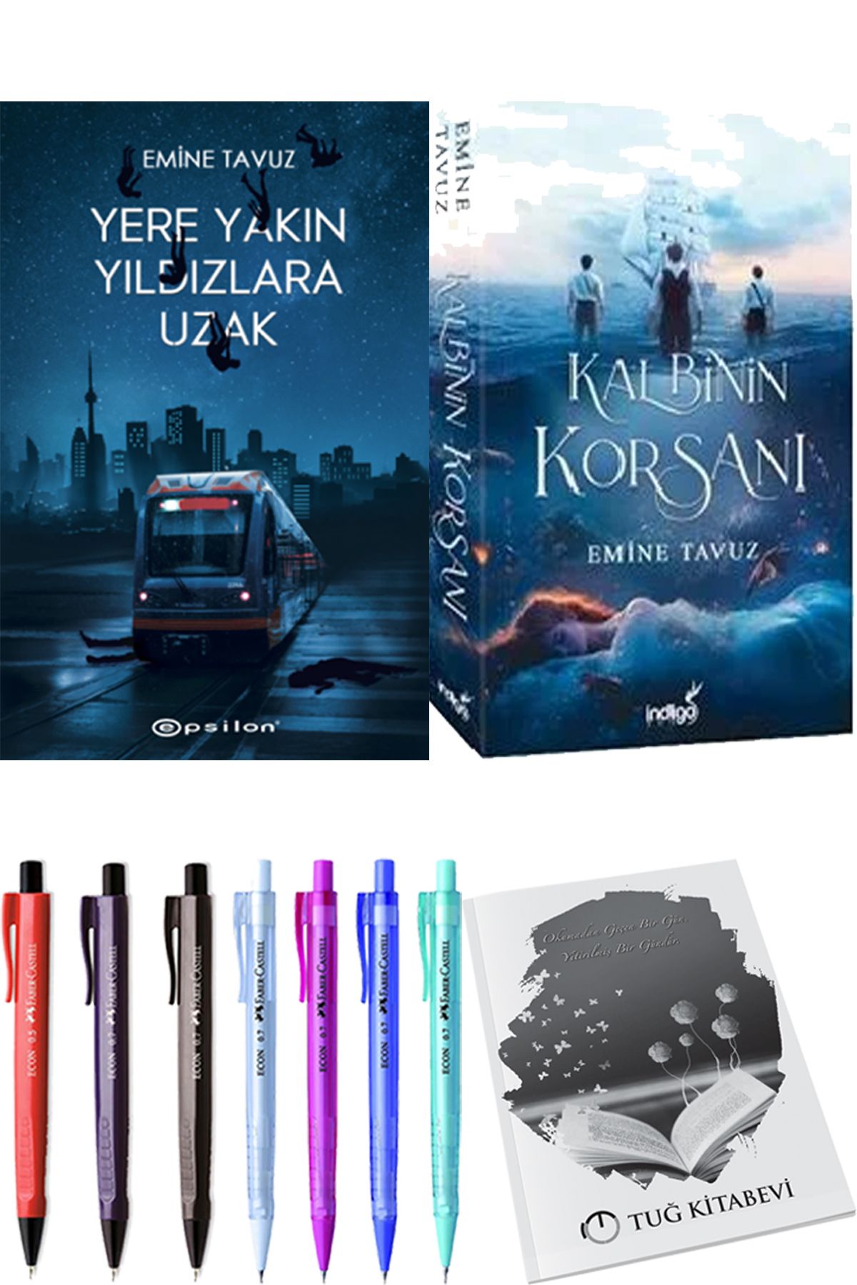 Epsilon Yayınevi Yere Yakın Yıldızlara Uzak ve Kalbinin Korsanı + Hediyeli