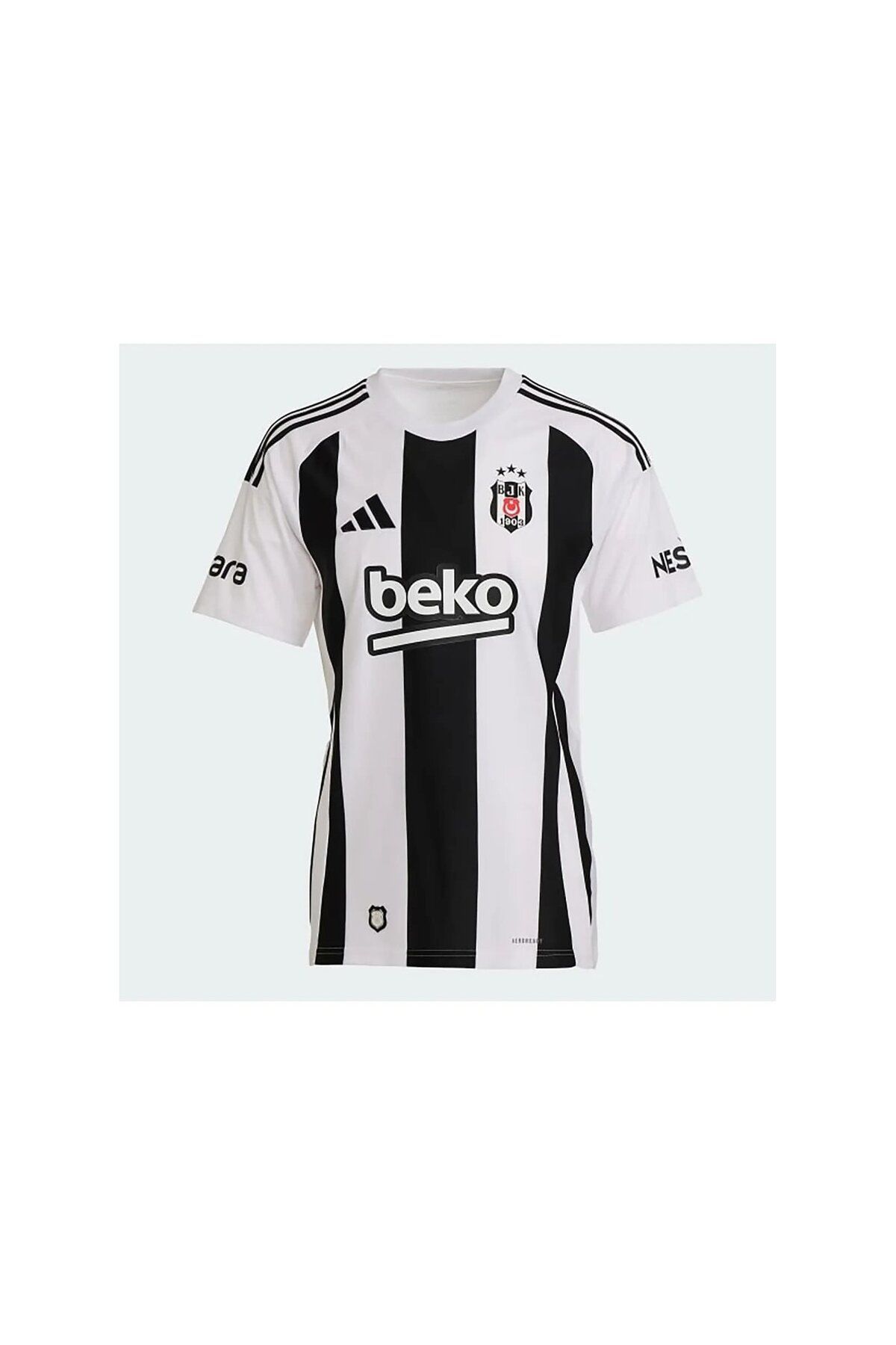 yenteks Beşiktaş. Çubuklu İç Saha 24/25 Sezon Kısa Kol Yetişkin Forma