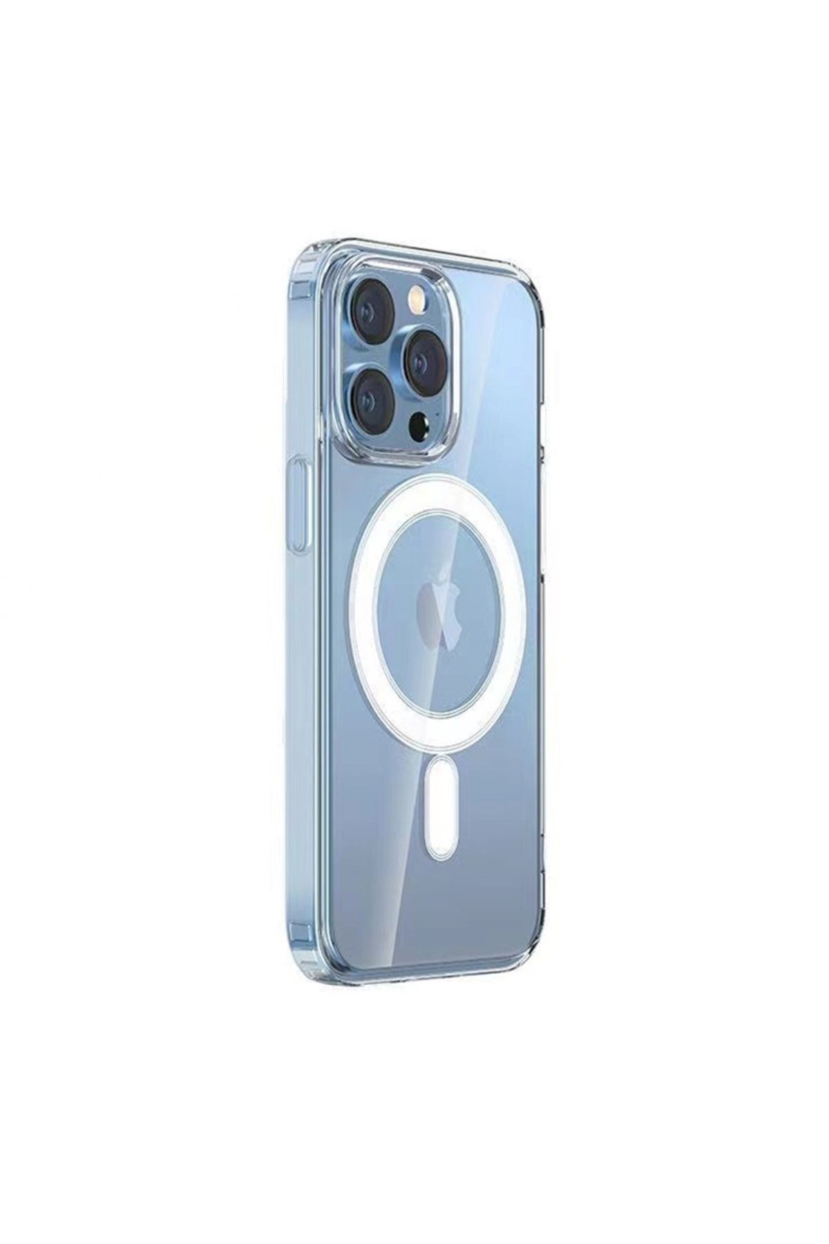 DÜNYA AKSESUAR İphone 14 Pro Uyumlu Şeffaf Magsafe Özellikli Kılıf
