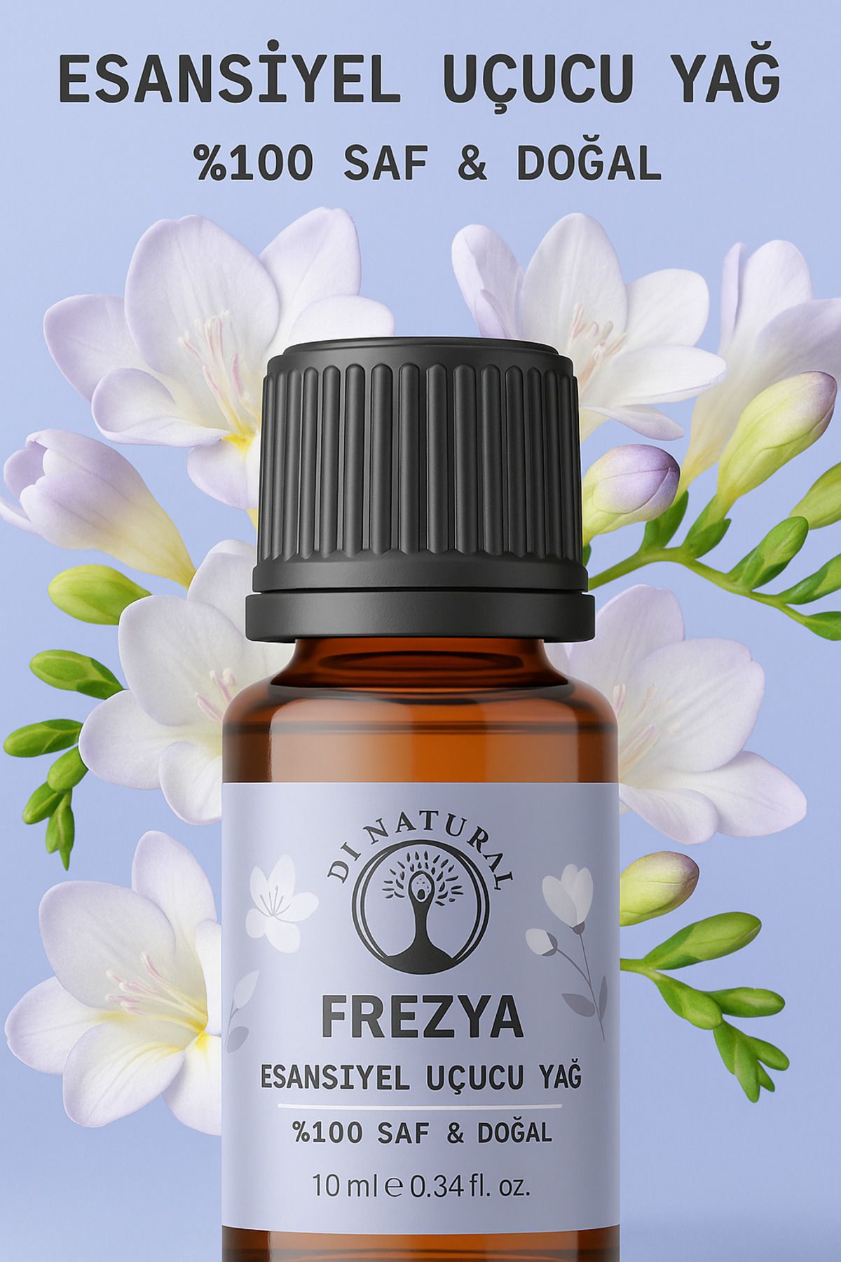 di naturel Frezya Uçucu Yağ %100 Saf Doğal Esans Buhurdanlık Difüzör Oda Esansı 10 ml