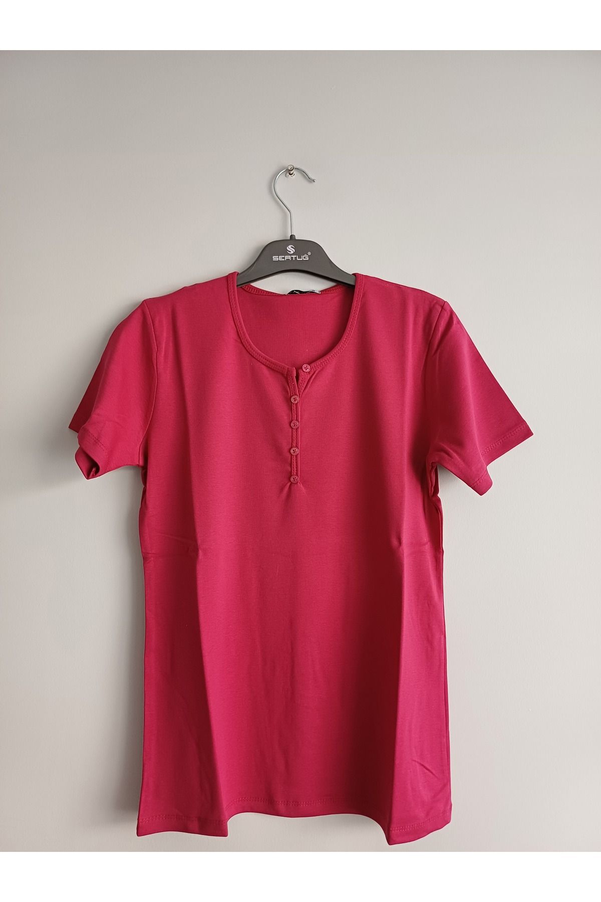 MODAMELLA DÜZ RENK BASIC PAMUKLU T-SHIRT