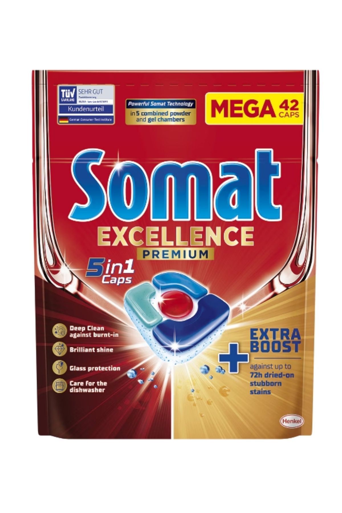 Somat Excellence Detergent Masina De Spalat Vase 42 Tablete - One Size