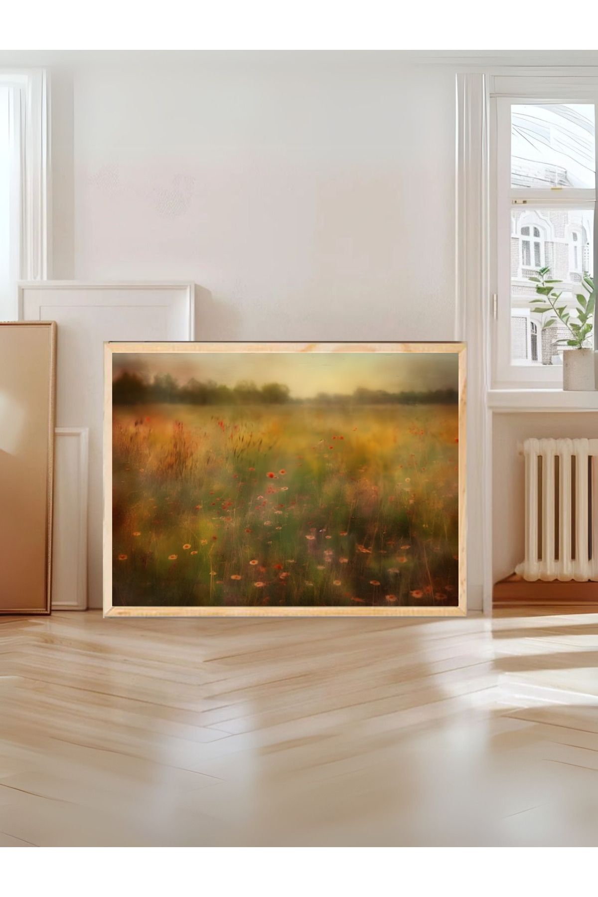 woodhomeworks tek parça salon ofis dekor tablo