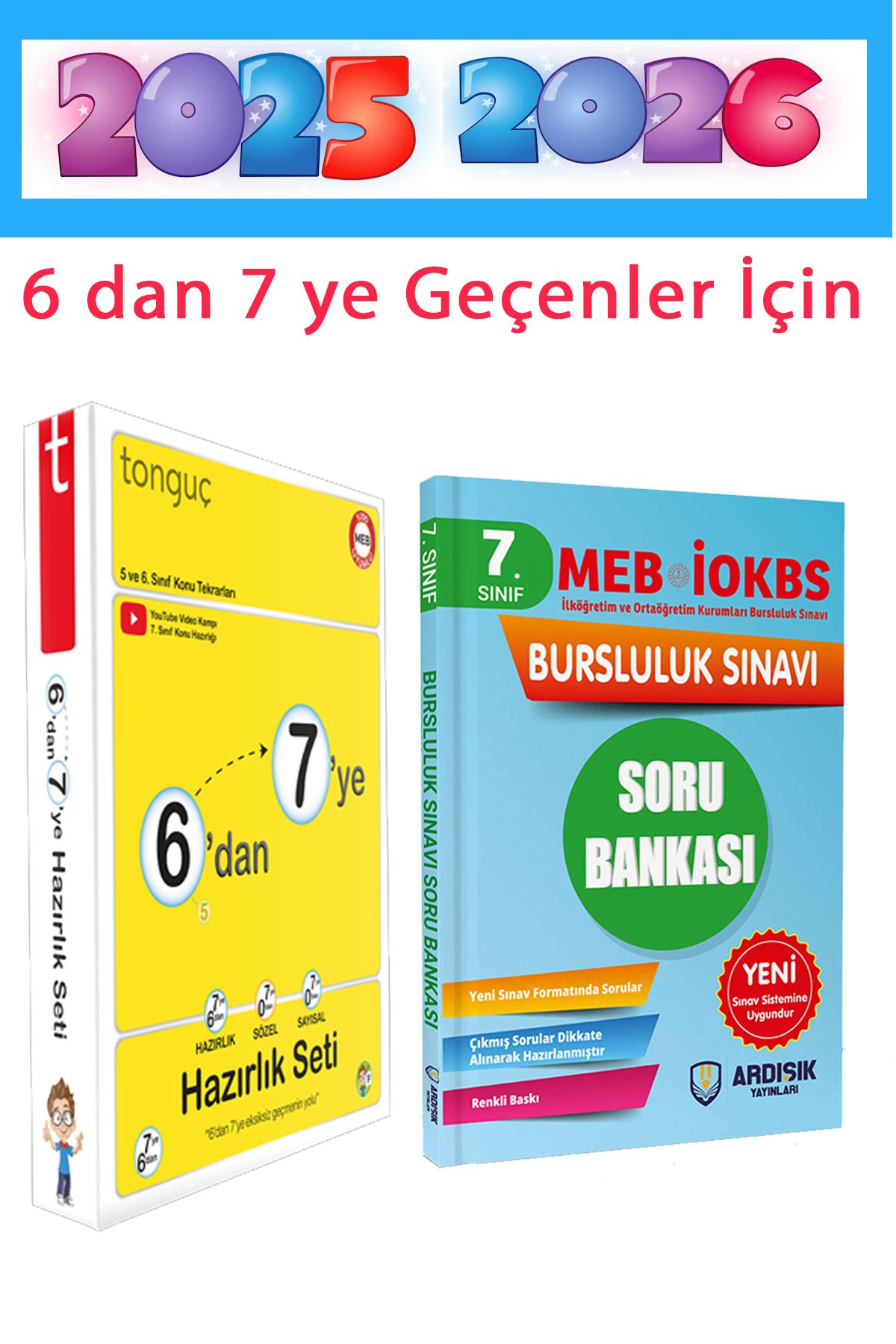 Tonguç Yayınları 6 dan 7 ye Hazırlık Seti 7. Sınıf Bursluluk Soru Bankası