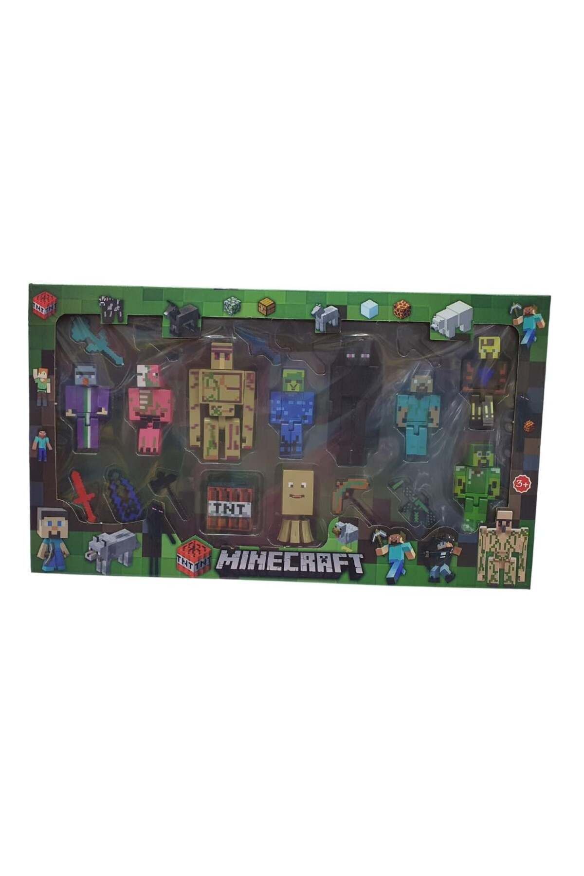 YİĞİTAUTOCLASS Minecraft 9 lu Figür ve Aksesuarları