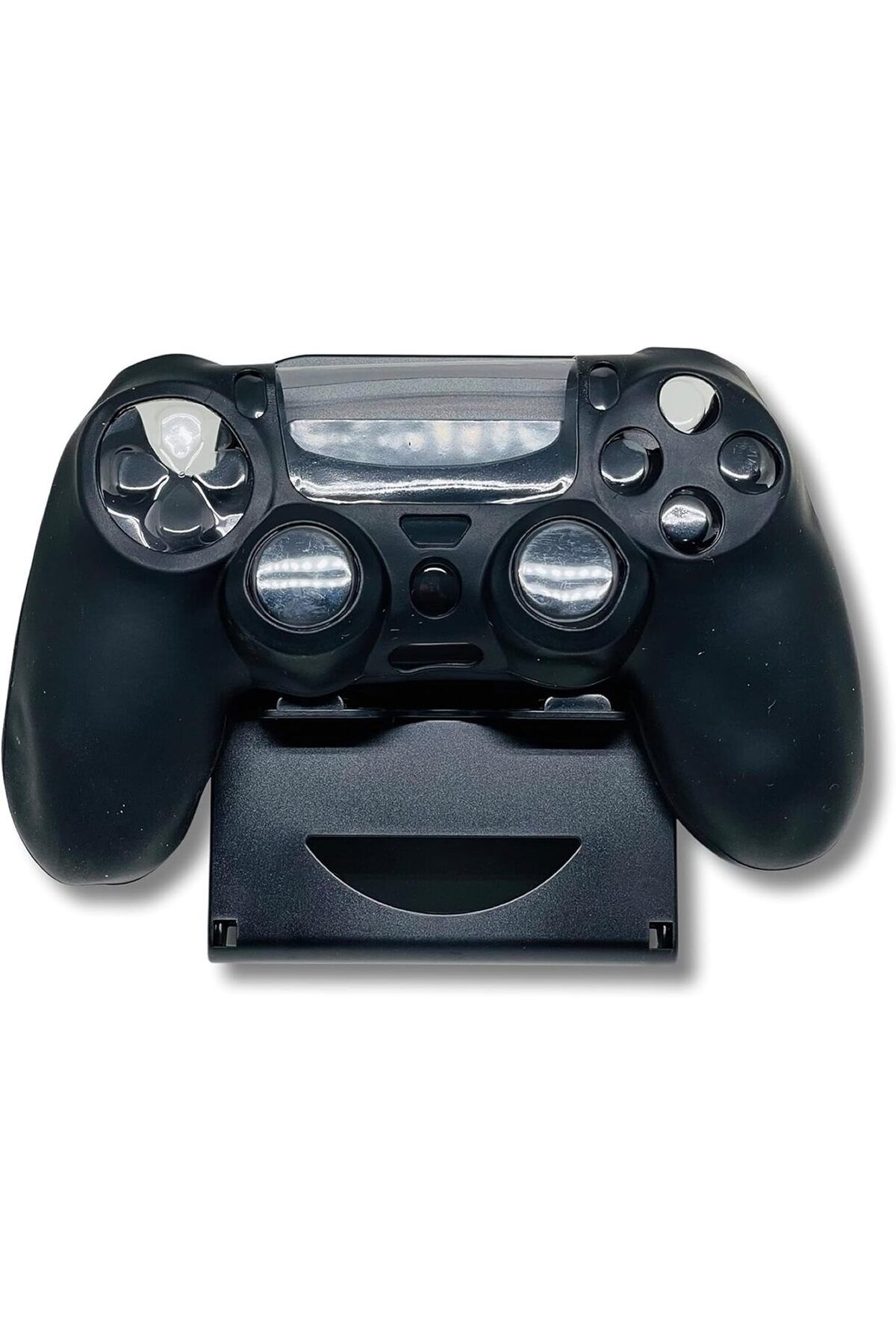 Emperium Ps4 Joystick Uyumlu Silikon Kılıf Koruyucu Kılıf Siyah