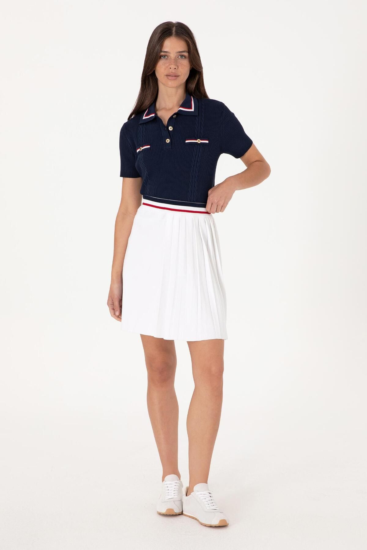 U.S. Polo Assn. Kadın Triko Etek