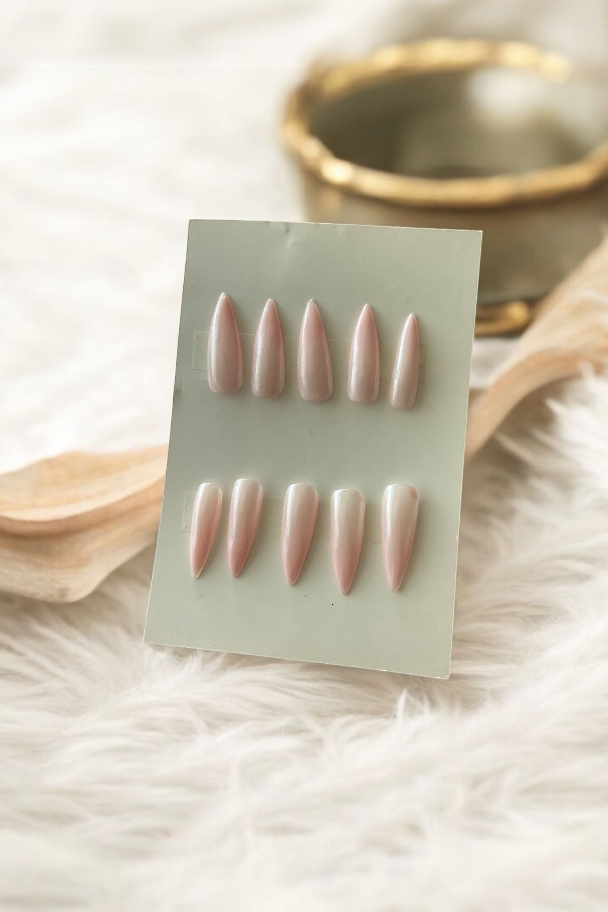 Agleam Milky Rose Ombre Tırnak Seti