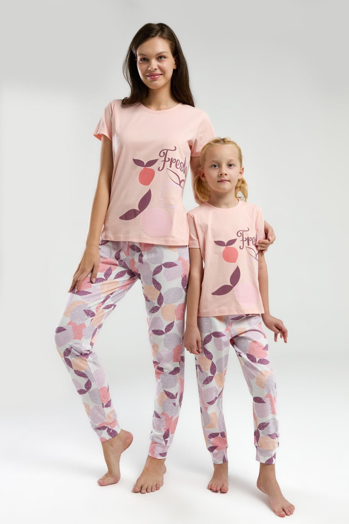 Rolypoly Anne Kız Pijama Kombin, Anne ve çocuk pijamalar ayrı ayrı fiyatlandırılır
