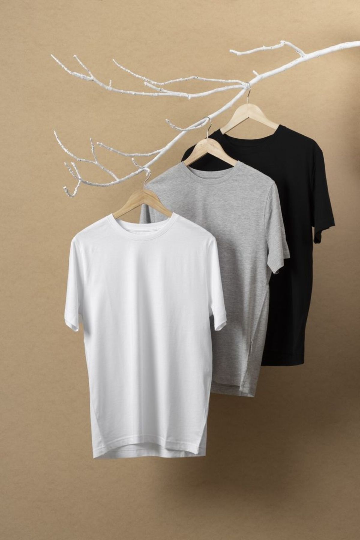 FUNSTYLE Erkek 3'lü Slim Fit T-Shirt