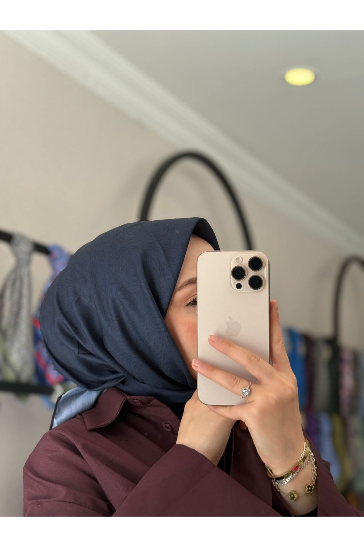 MONOOR LİVA DESEN SOFT EŞARP