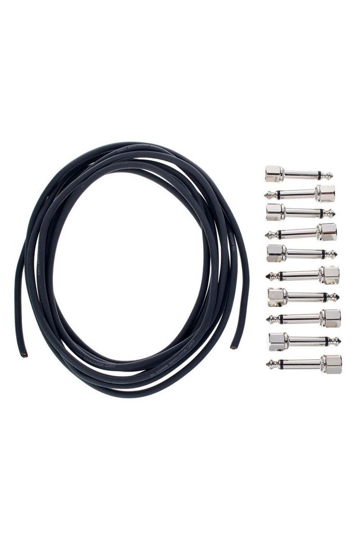 Evidence Audio Sis Diy Solderless Patch Cable Kit Pedal Ara Kablosu - Graphite Black