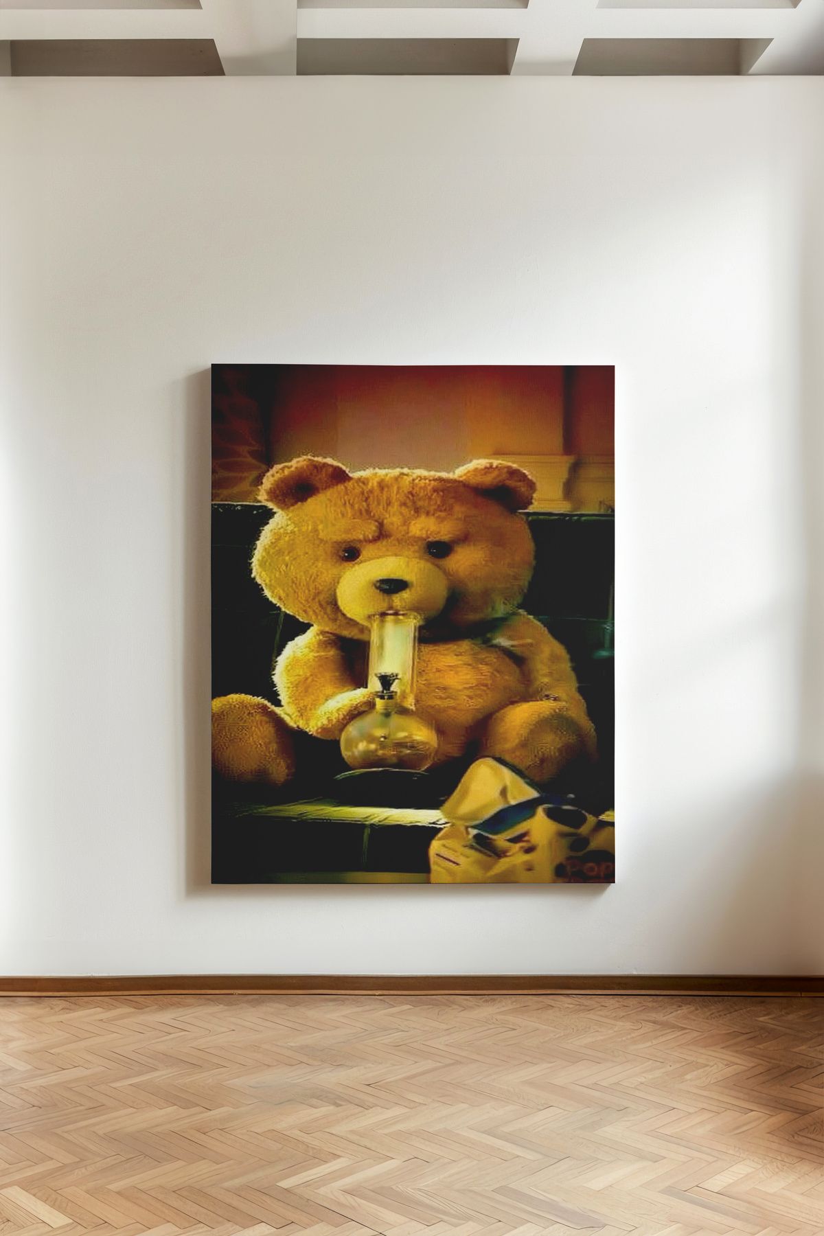 Kanvaspera Ayı Ted Bong - Kanvas Tablo