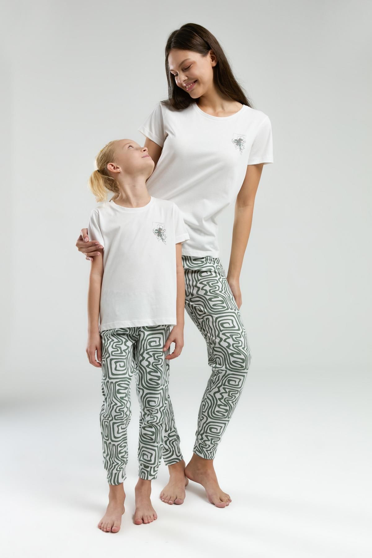 Arnetta Aile Pijama Takım Anne Baba ve çocuk pijamalar ayrı ayrı fiyatlandırılır