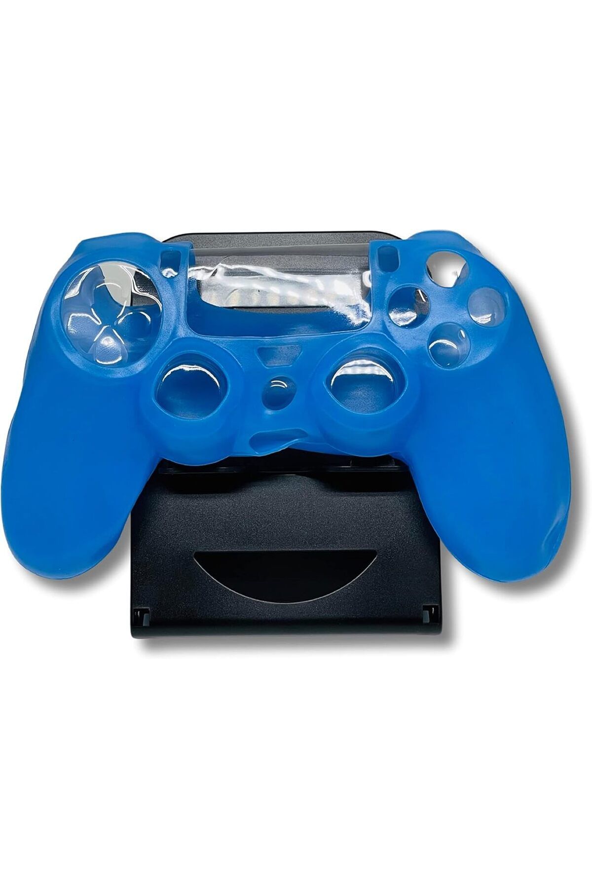 Emperium Ps4 Joystick Uyumlu Silikon Kılıf Koruyucu Kılıf Mavi