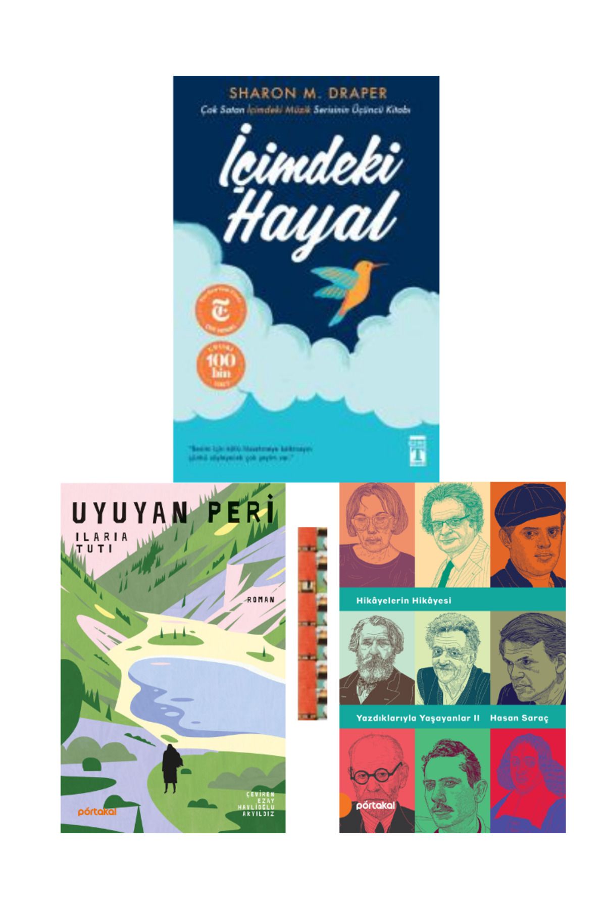 Timaş Yayınları İçimdeki Hayal, Yazdıklarıyla Yaşayanlar, Uyuyan Peri(3KİTAP)