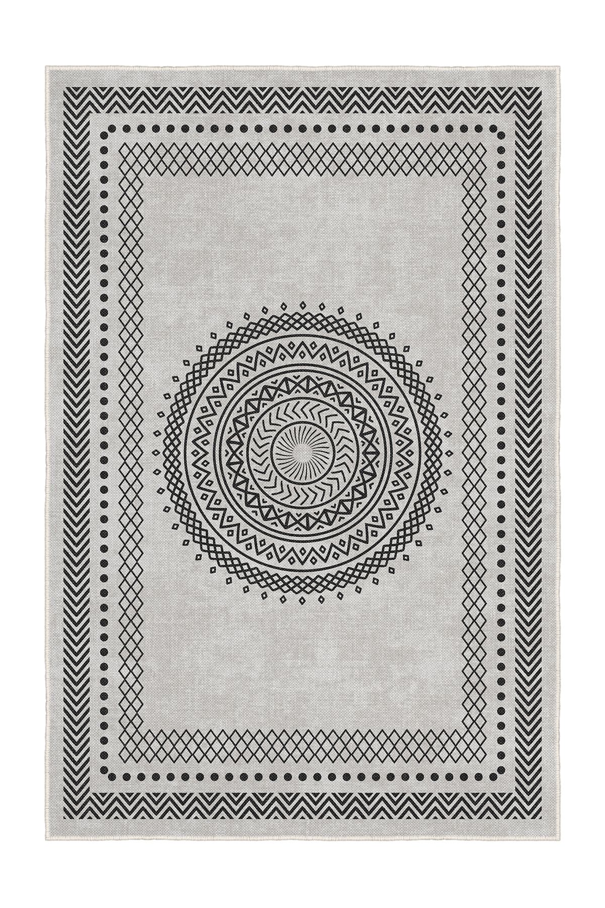 HOMENETTE Dekoratif Soft Modern Kaymaz Yıkanabilir Salon Halısı Mutfak Halısı Koridor Halısı Yolluk