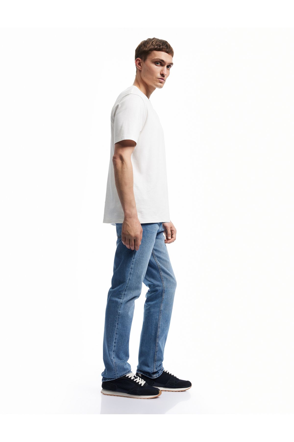 Koton Normal Bel Cepli Straight Fit Jean Pantolon - Mark Jean