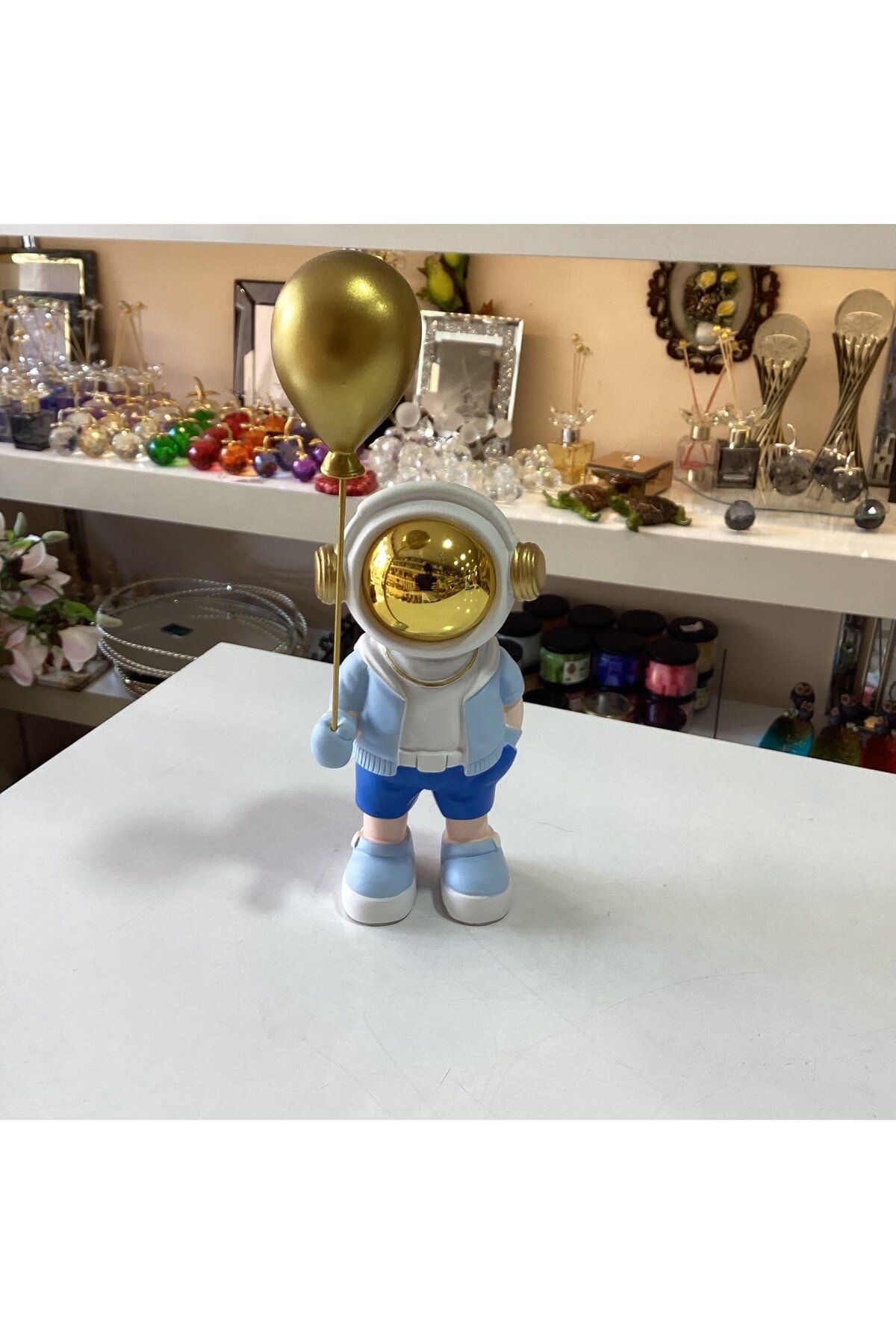Gold home design Astronot Biblo Mavi Renk