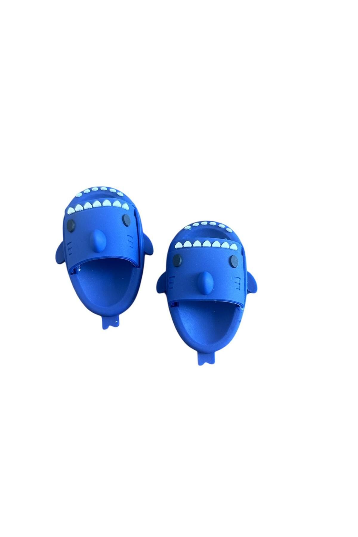 OZN AKSESUAR 3D Jibbitz Terlik Süsü 3 Boyutlu lüx Terlik süsü lacivert köpek balığı terlik süsü terlik süsü 1adt