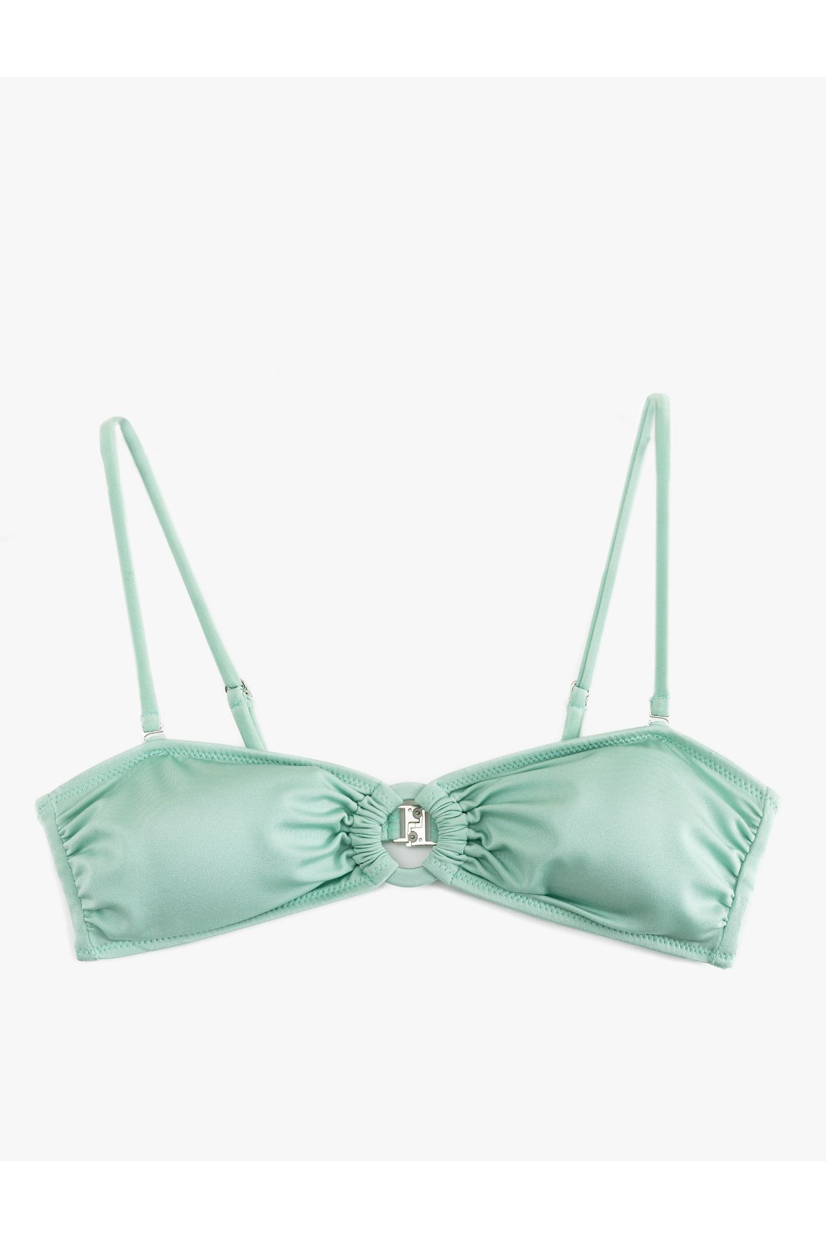 Koton Çıkarılabilir Askılı Aksesuar Detaylı Straplez Bikini Üstü