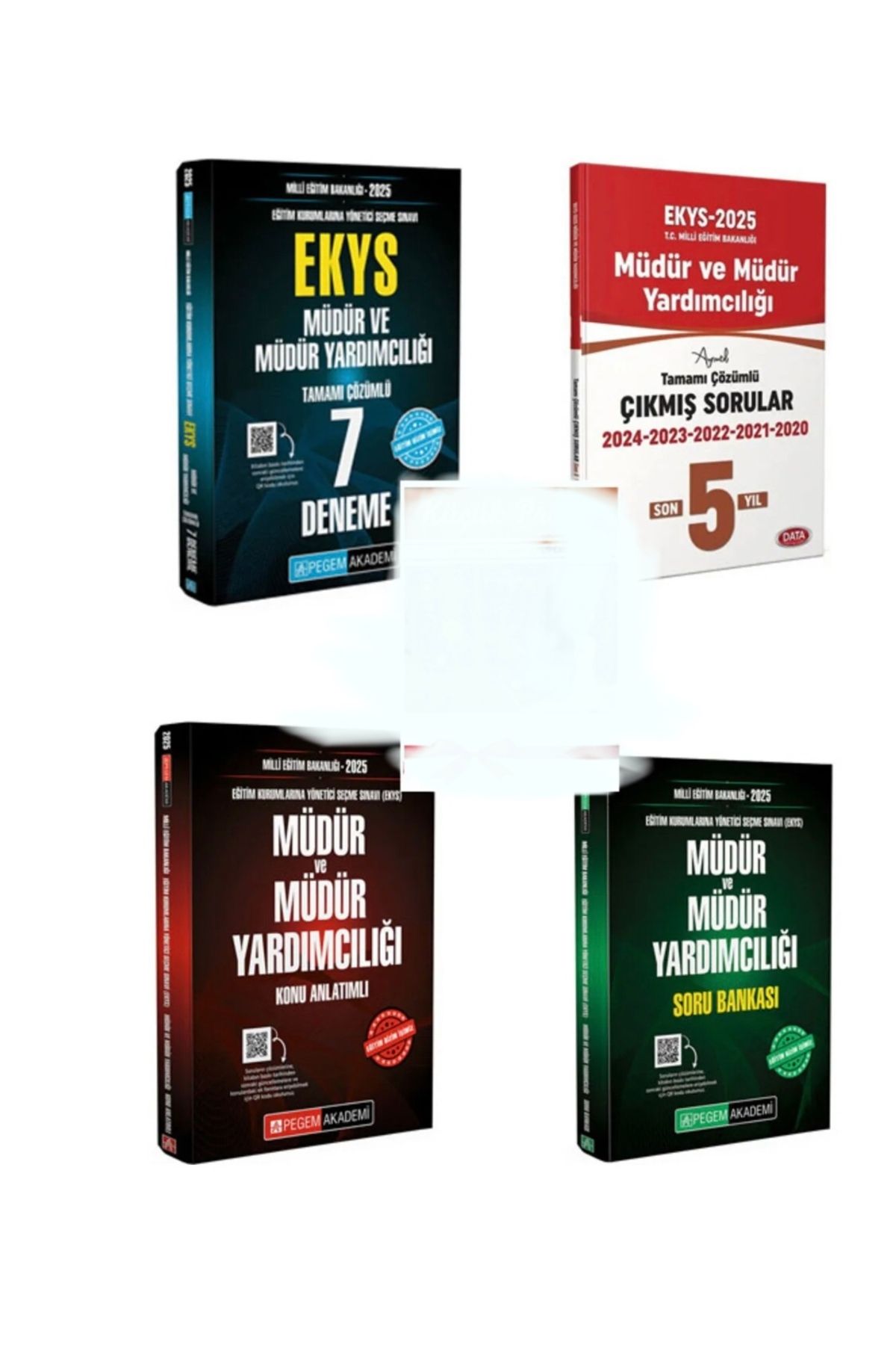 Data Yayınları Ekys Konu+Soru+7Deneme+5Çıkmış 4 Kitap