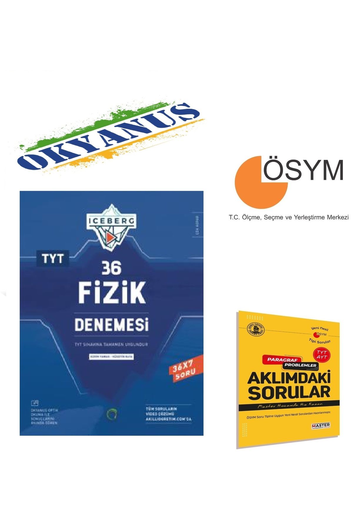 Okyanus Yayınları Okyanus Yayıncılık TYT İceberg 36 Fizik Denemesi