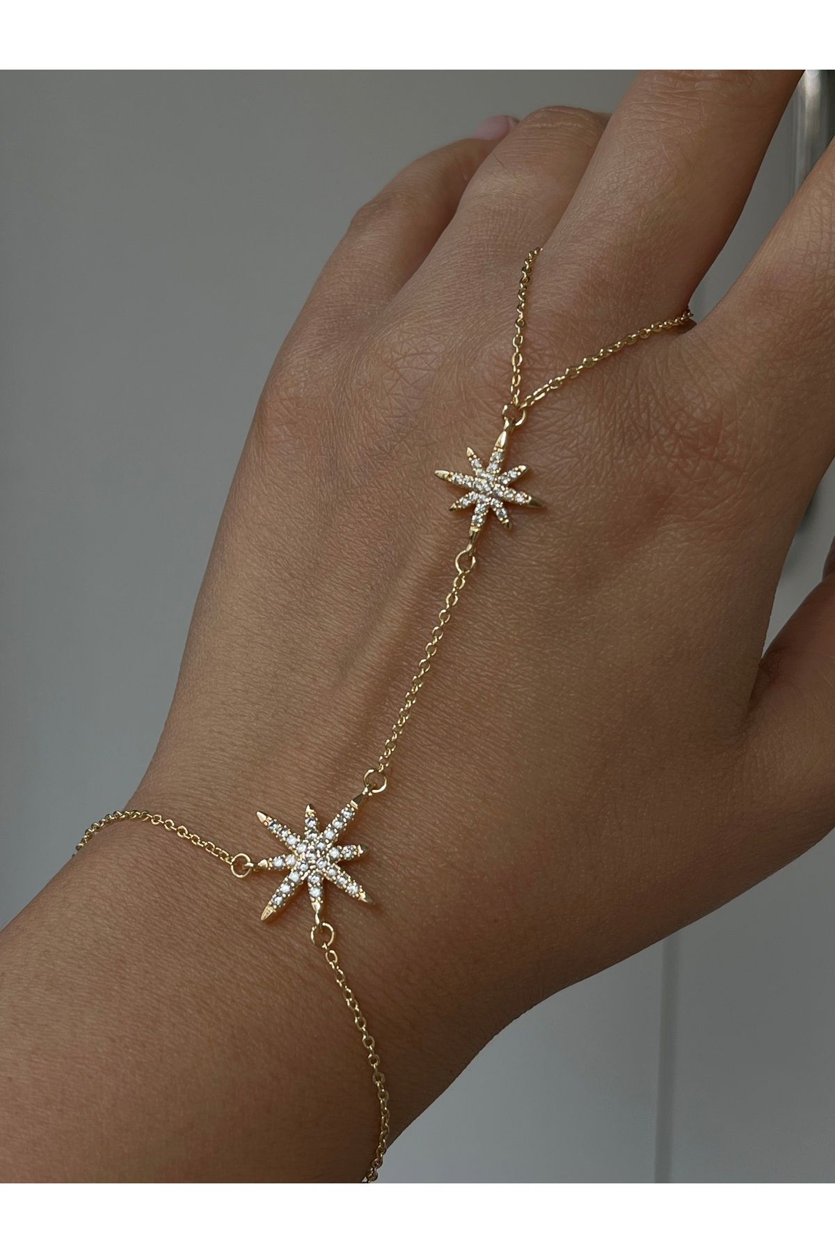 Twinssis Accessories Taşlı Kutup Yıldızı Şahmeran