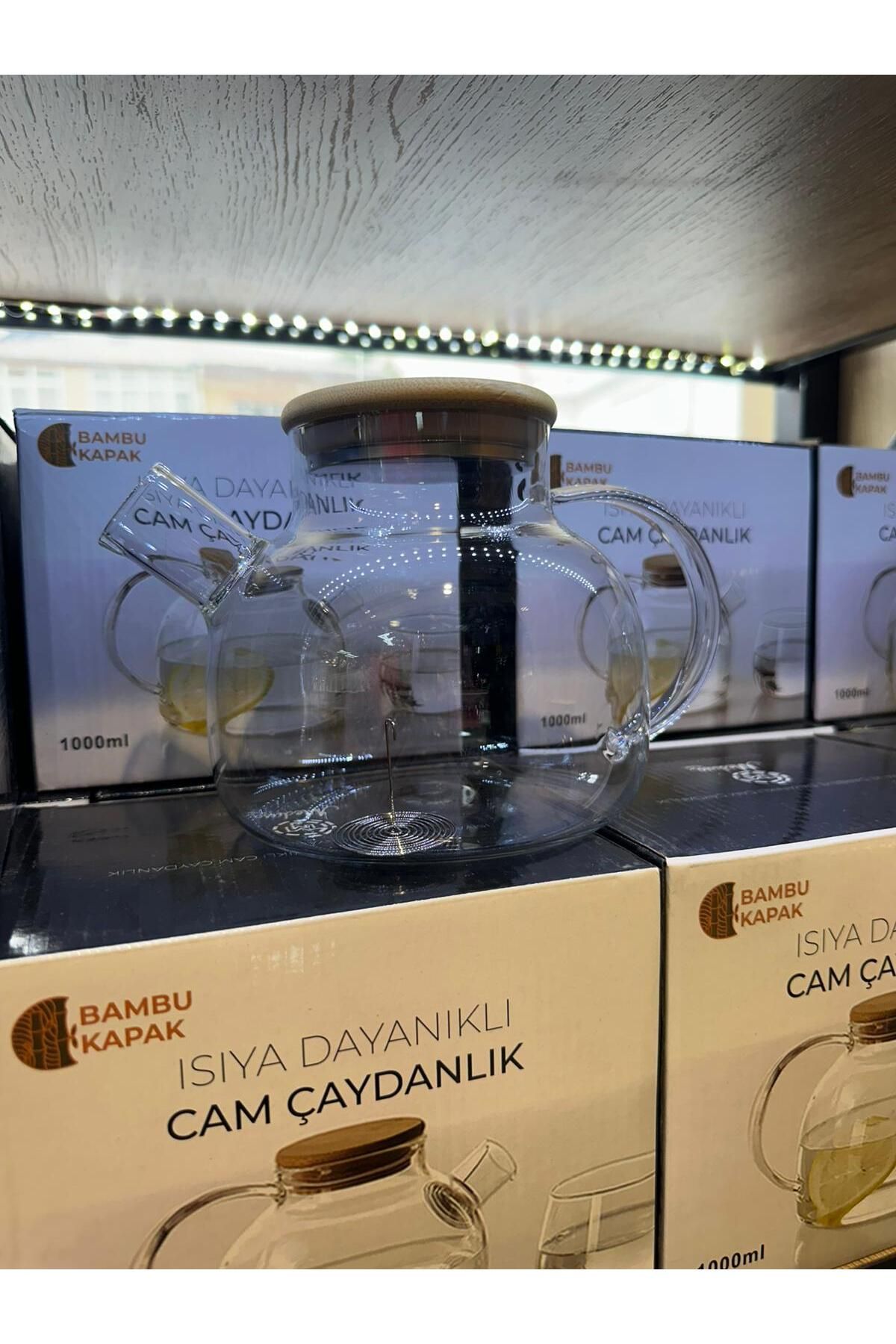 İbdesing Cam Çaydanlık