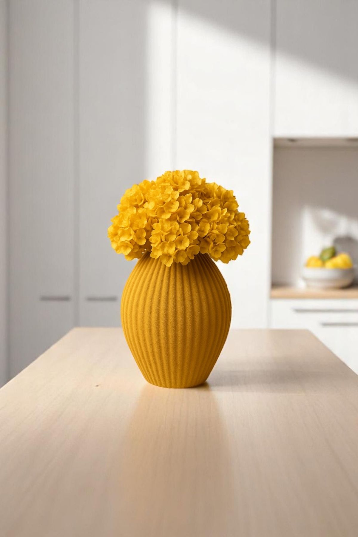 LUNAVA Ola Vazo Dekoratif - Bohem & İskandinav Tarz, Modern Minimalist Obje | 15cm