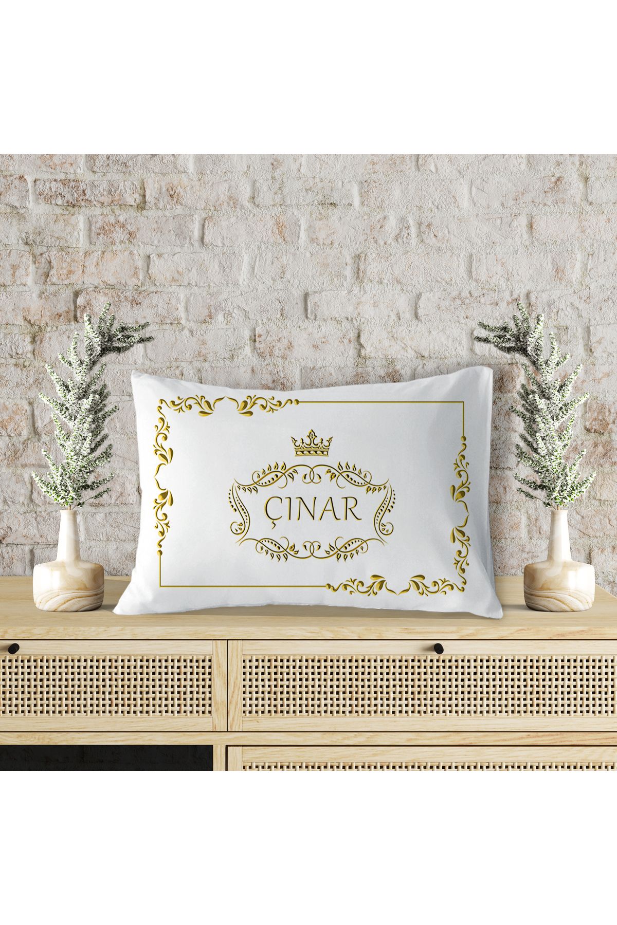 BAMBAŞKA MODA İsimli Yastık Kılıfı BMYAS-006