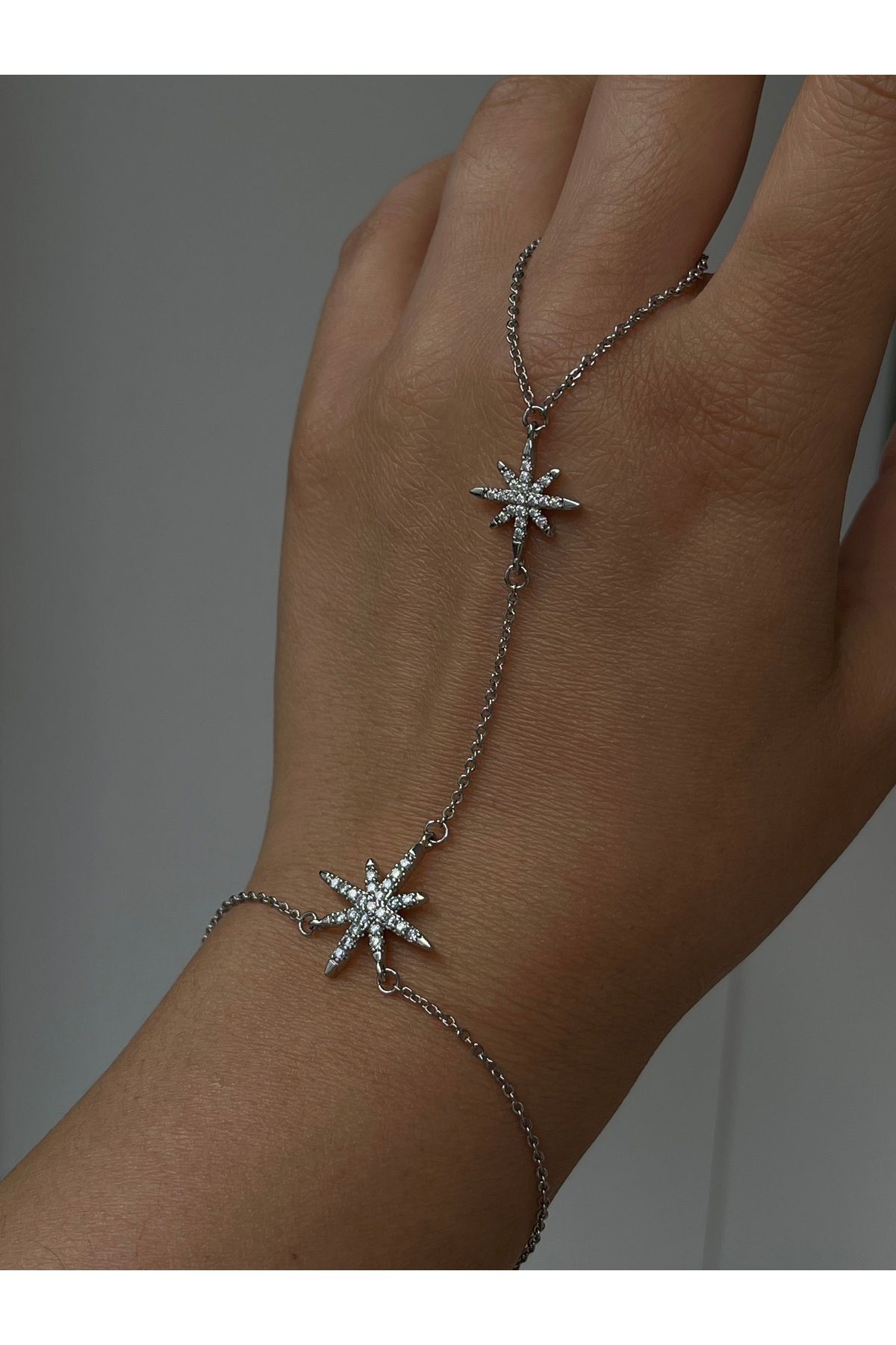 Twinssis Accessories Taşlı Kutup Yıldızı Şahmeran