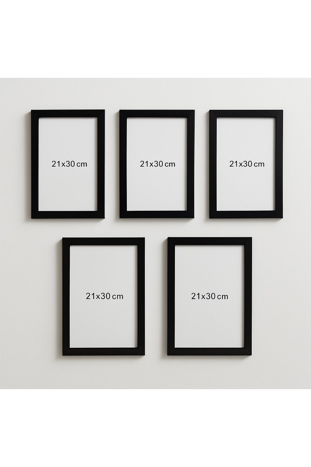Flaneur Gerçek Camlı 21x30 Diploma Sertifika Çerçevesi 5 adet