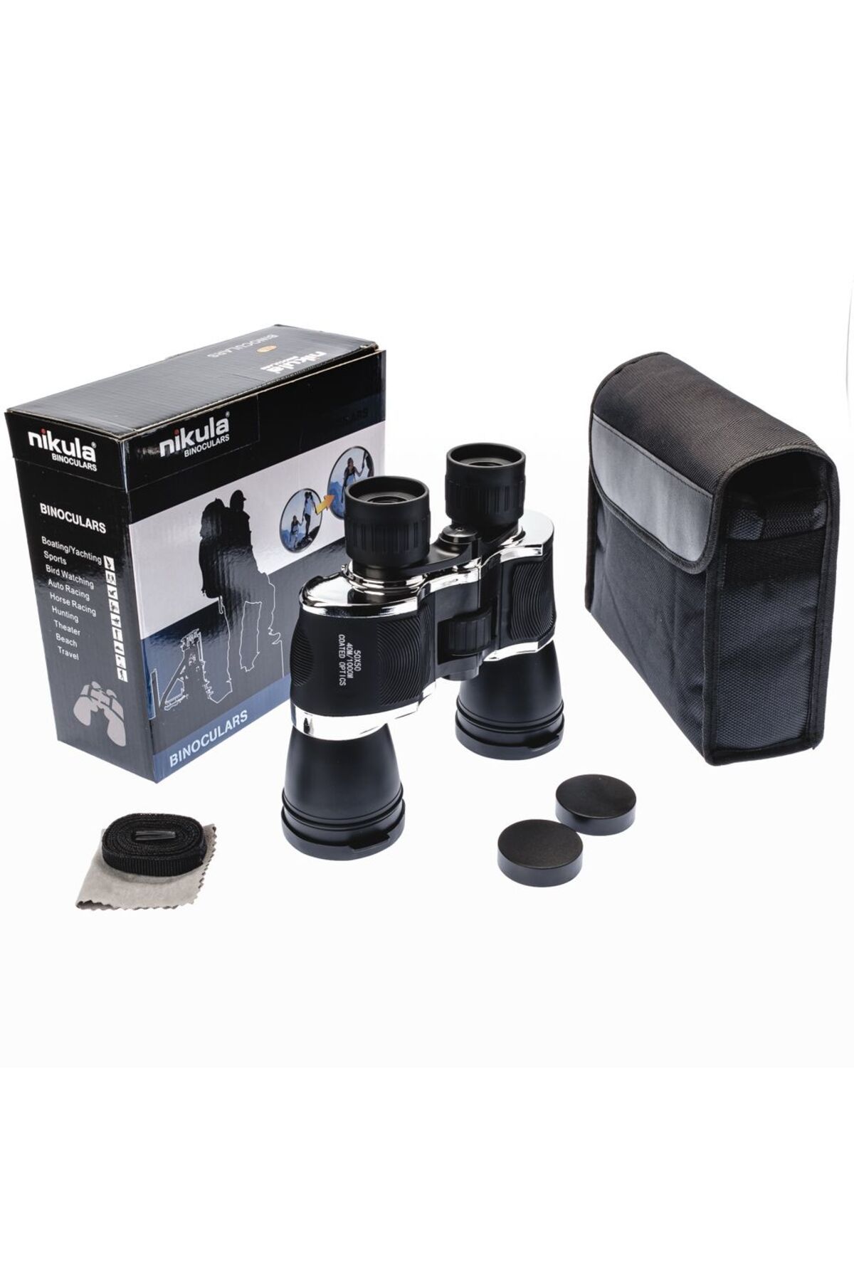 ÖYKÜ VE YİĞİT 50X50 Metal Gövdeli Kauçuk Kaplamalı Avcılık Gözetleme Dürbün