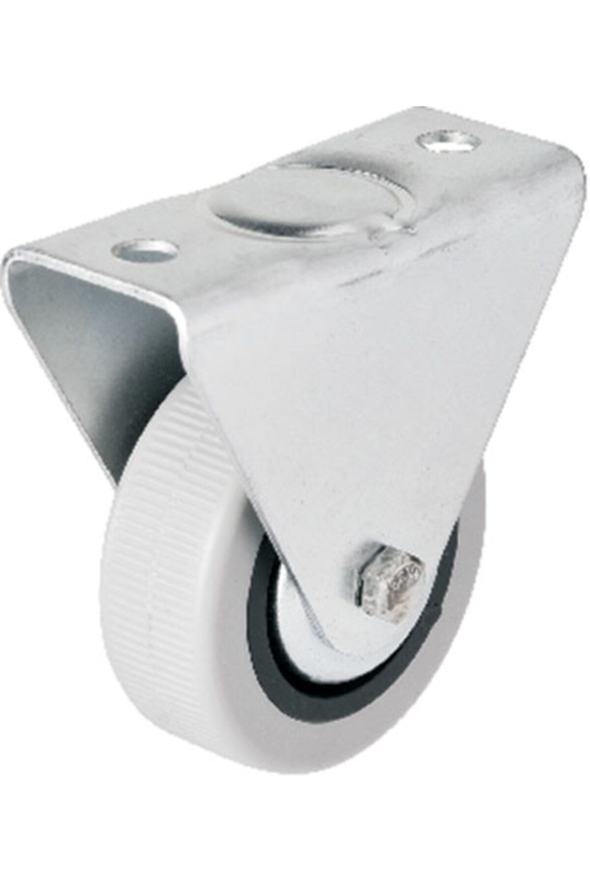 ÖYKÜ VE YİĞİT Hts 106 - 50 mm Sabit Kapaklı Gri PVC Teker