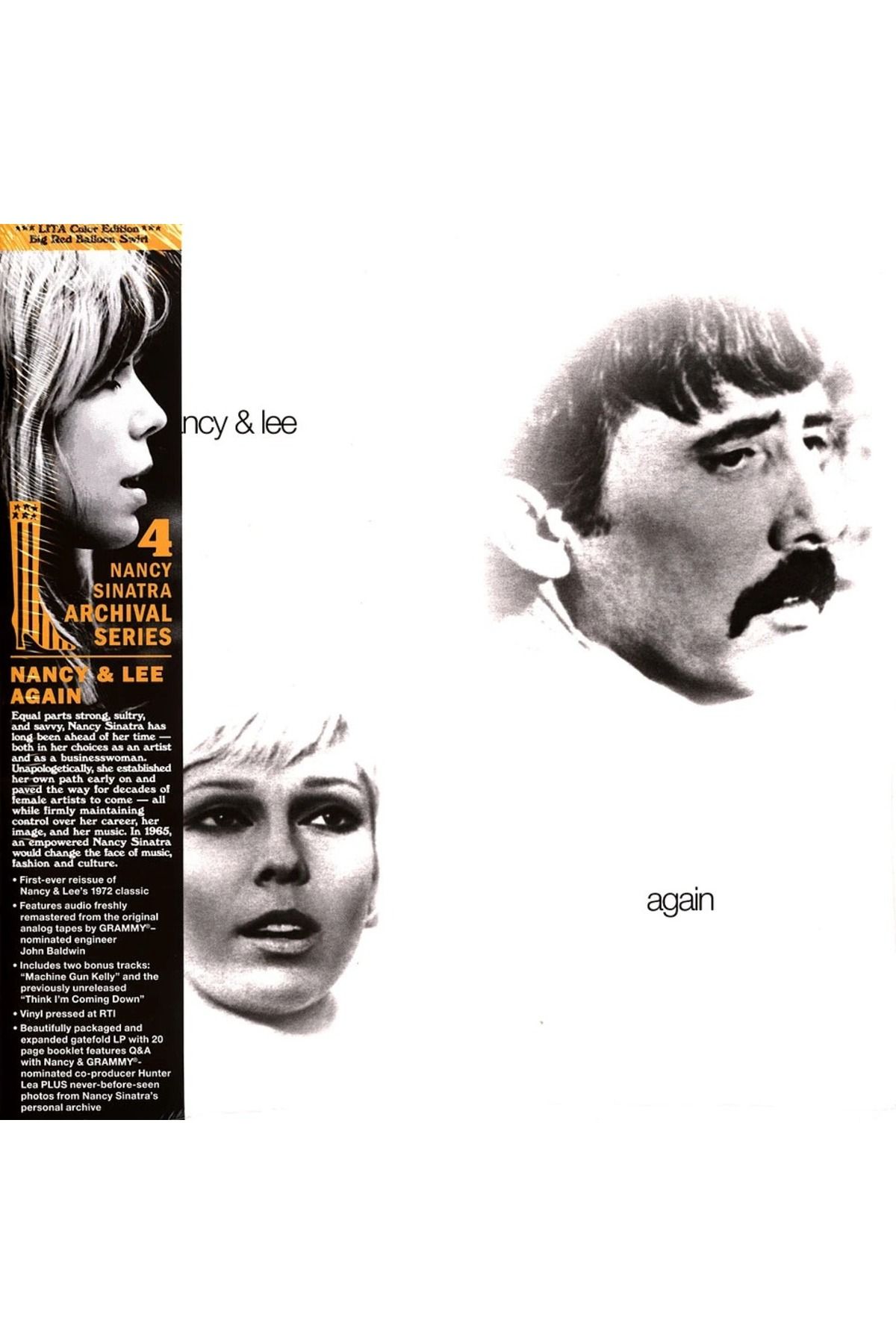 Plak Nancy Sinatra & Lee Hazlewood - Nancy & Lee Again Big Red Balloon Swirl Vinyl Edition