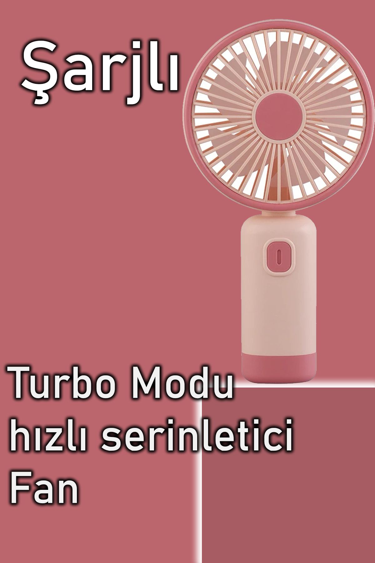 nextbuy Mini El Fanı Masa Fanı Soğutucu 3 ModluTaşınabilir Şarj EdilebilirPratik Mini Vantilatör PembeDD8009