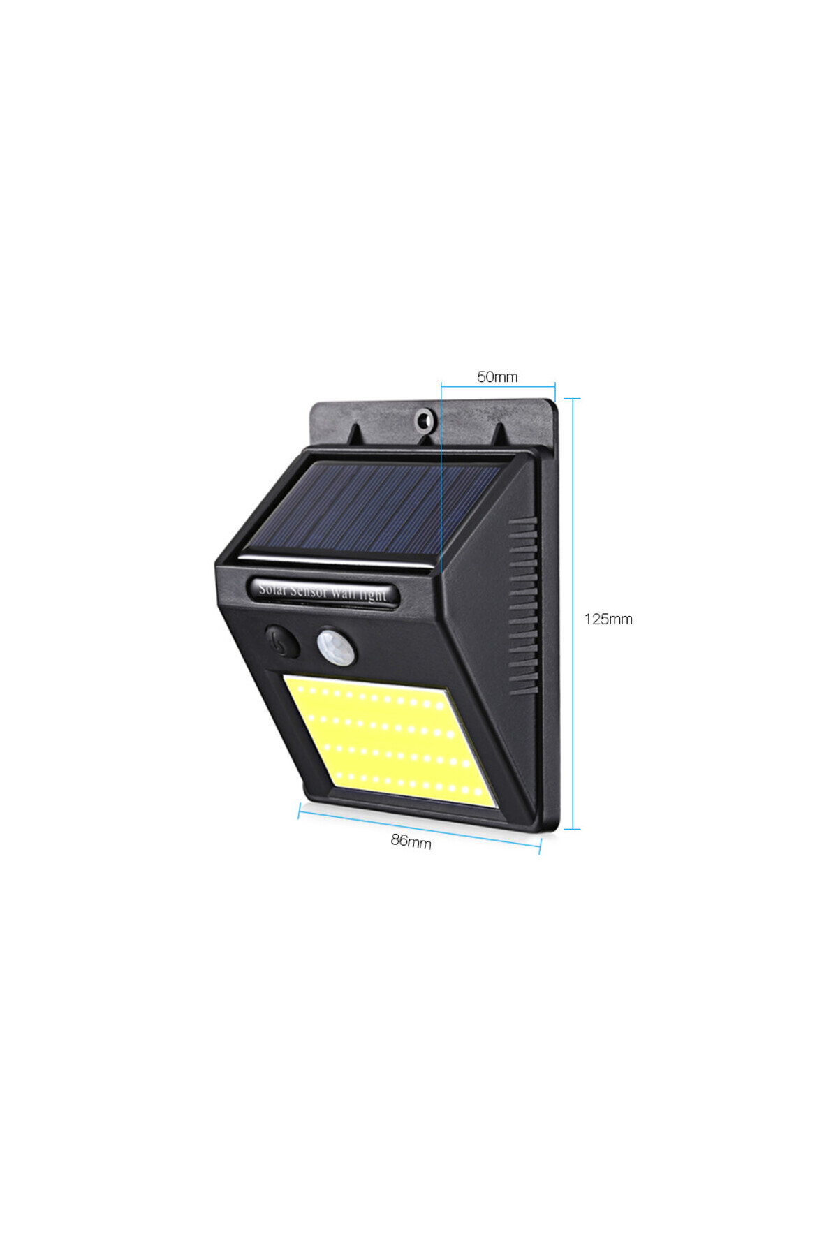 Gaia-Set of 4 GAIA Pro48 Powerful Solar Wall Lamps with Motion Sensor and Light with 48 COB LEDs 4