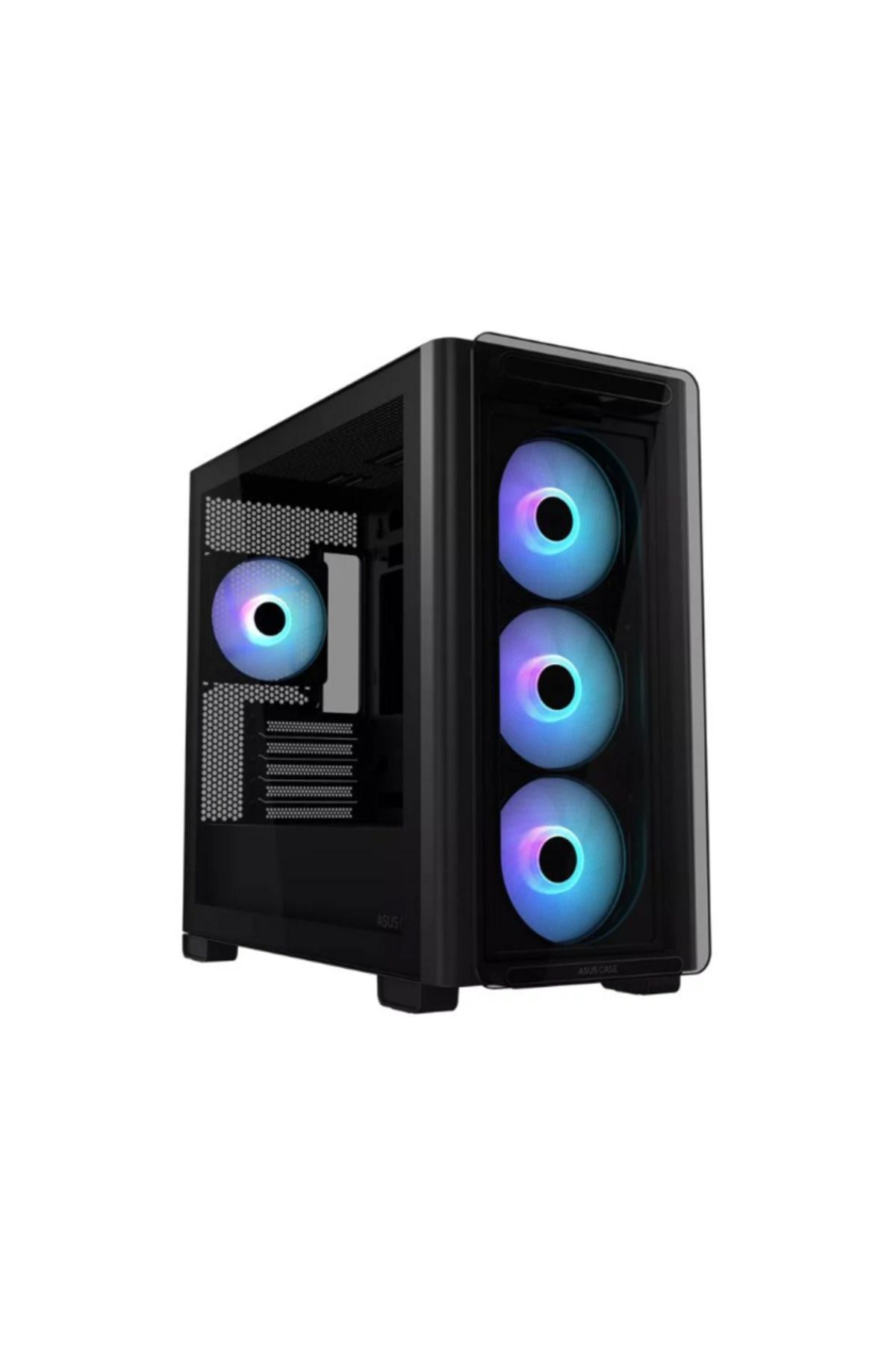 ASUS A23 PLUS TG ARGB SİYAH 4x120mm FANLI USB 3.2 Micro ATX KASA