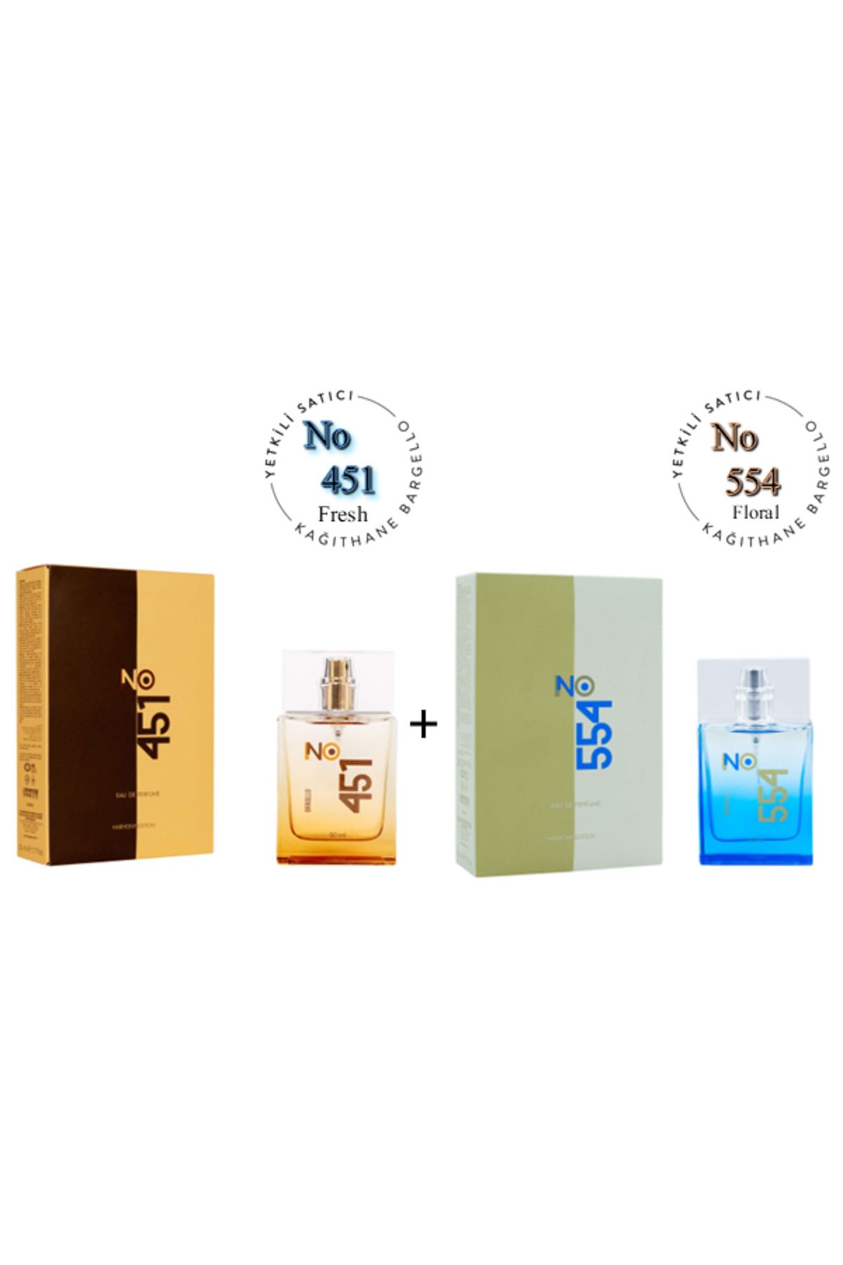 Bargello No:451 + No:554 Unisex Parfüm Edp 50 ml Fresh / Floral - Mnms50no451554