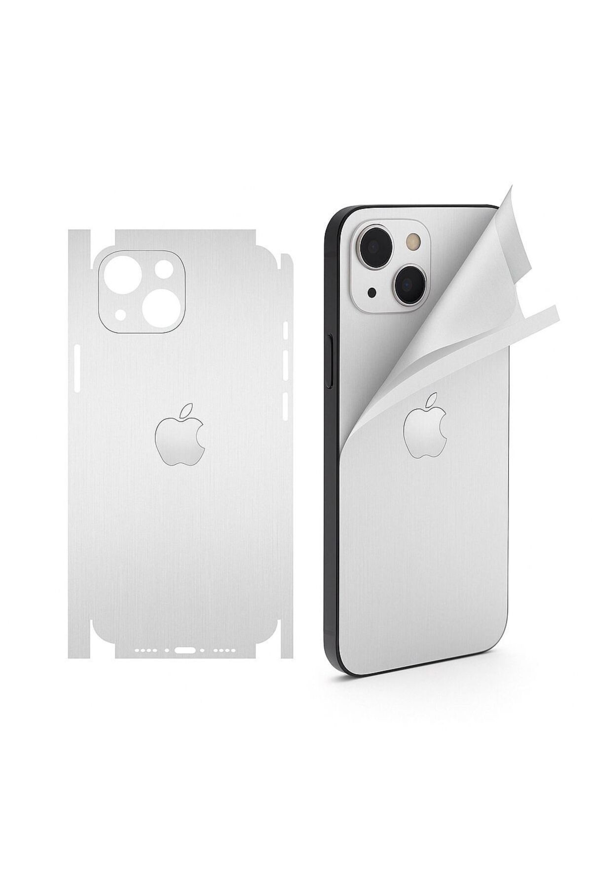 Bowie Xiaomi Redmi Note 12S için uyumlu 360 full arka ve yan kaplama koruma sticker - Gümüş