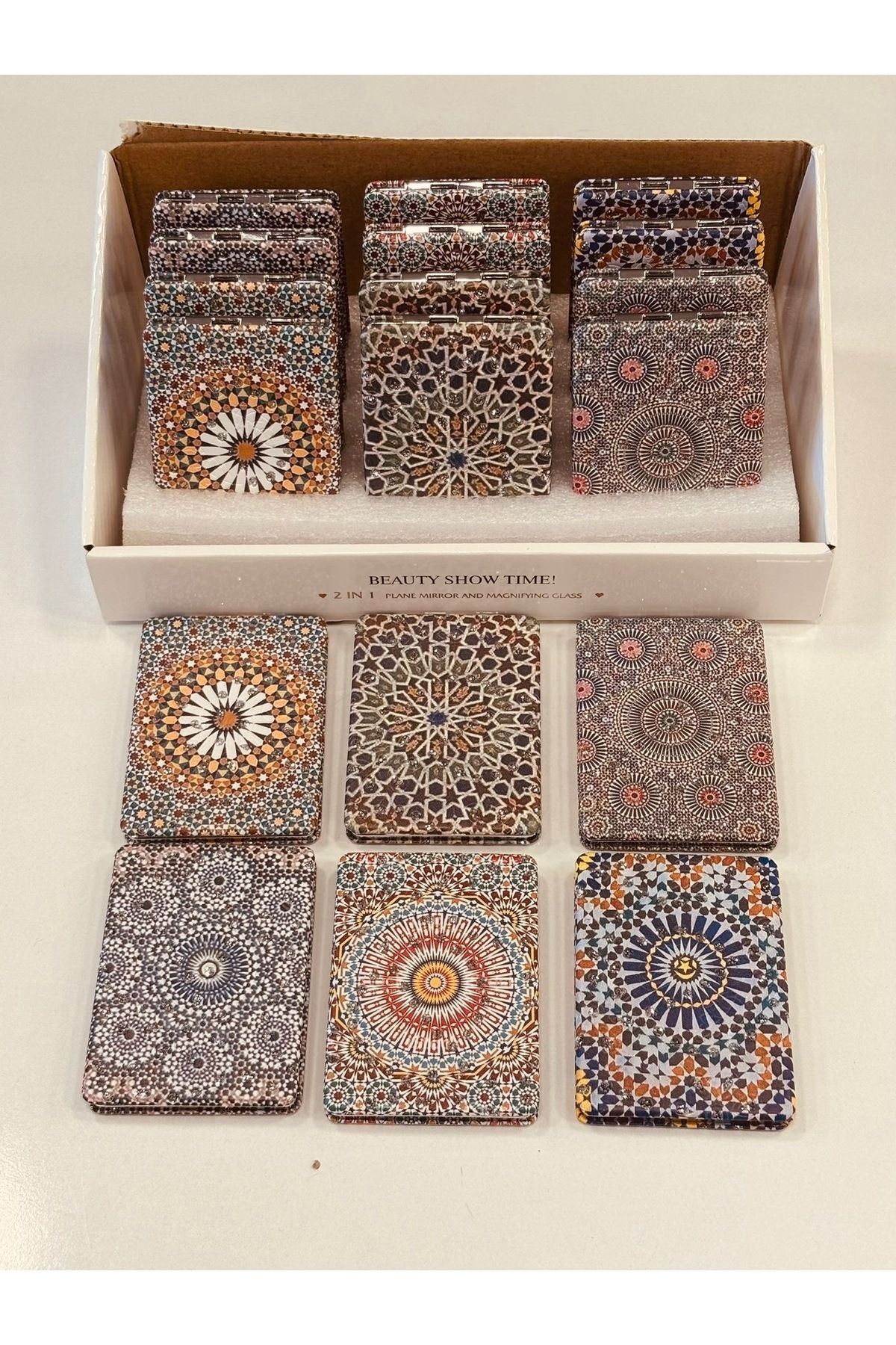 hurma kervani Cep Aynası Çanta Aynısı Makyaj Aynası