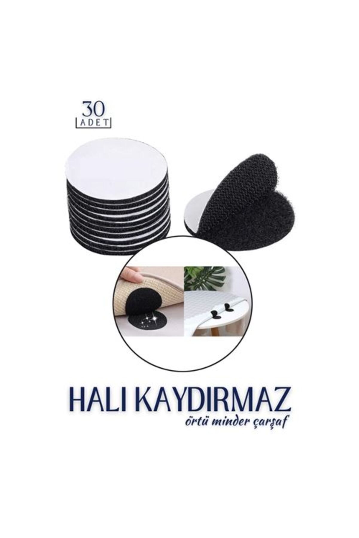 ÖYKÜ VE YİĞİT Halı Kaydırmaz Cırt Pedler 30 ADET